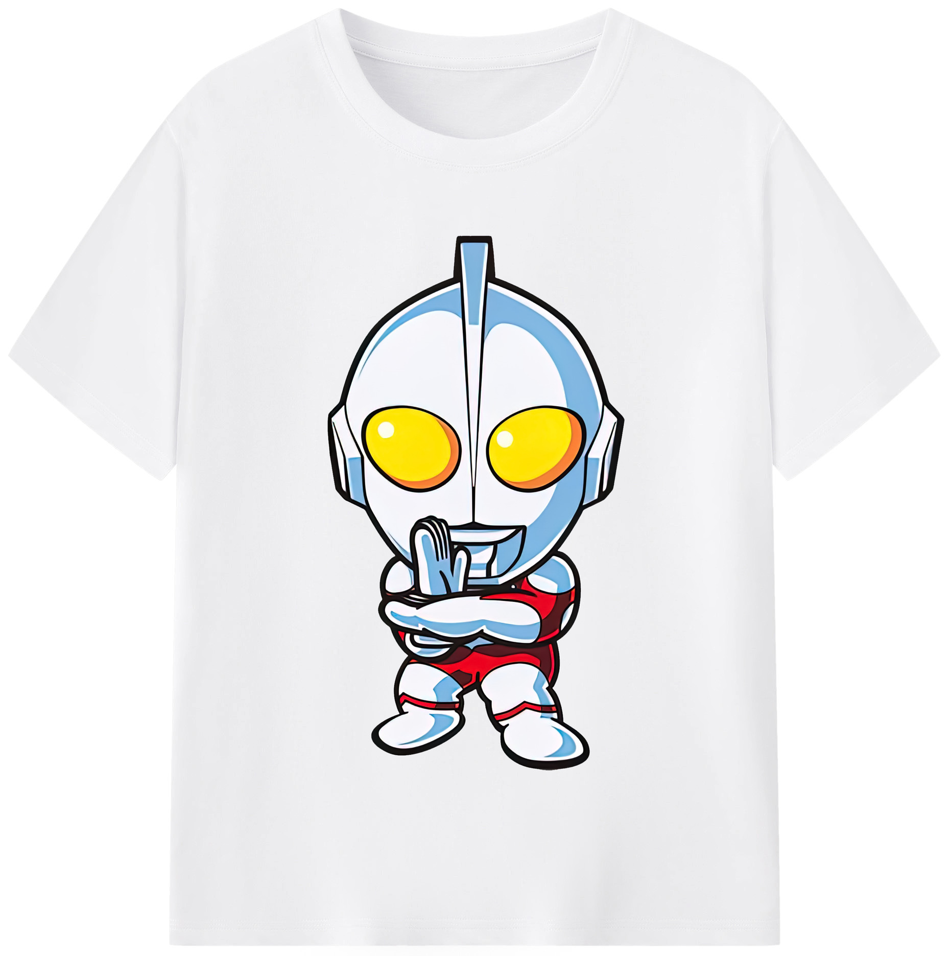 （画像用） ウルトラマン Ultraman 綿100％半袖Tシャツ（フロントプリント）