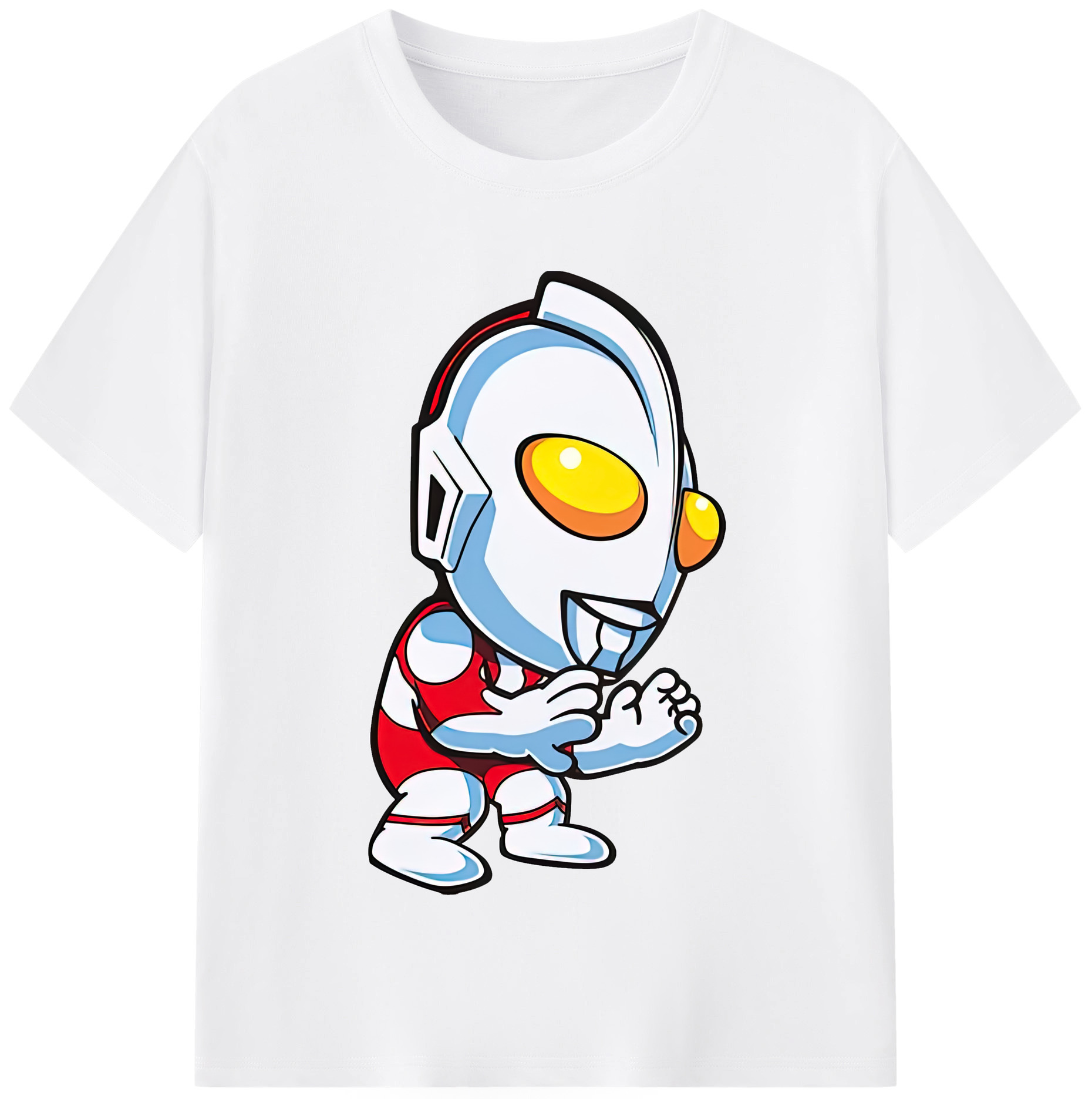 （画像用） ウルトラマン Ultraman 綿100％半袖Tシャツ（フロントプリント）