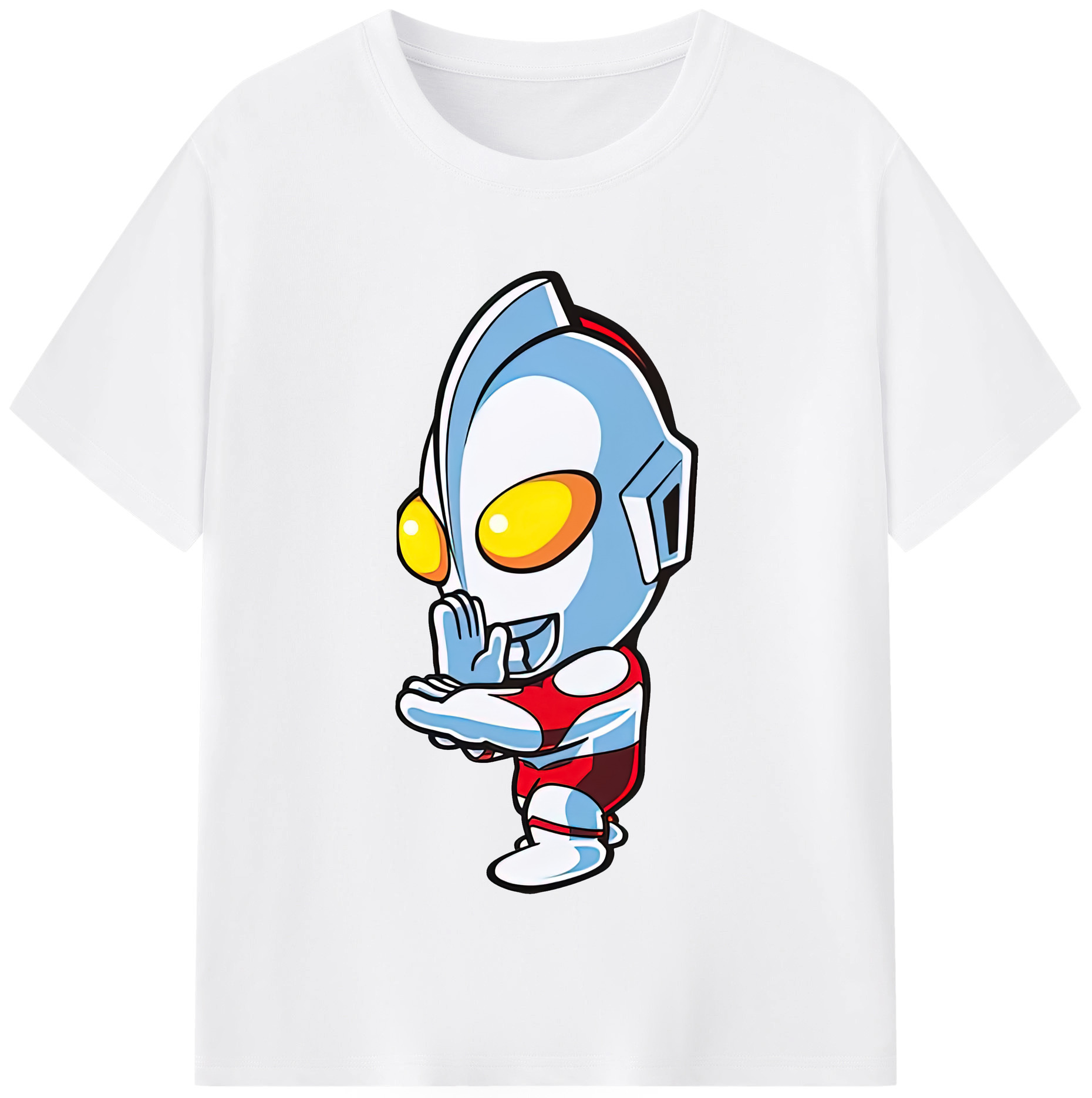 （画像用） ウルトラマン Ultraman 綿100％半袖Tシャツ（フロントプリント）