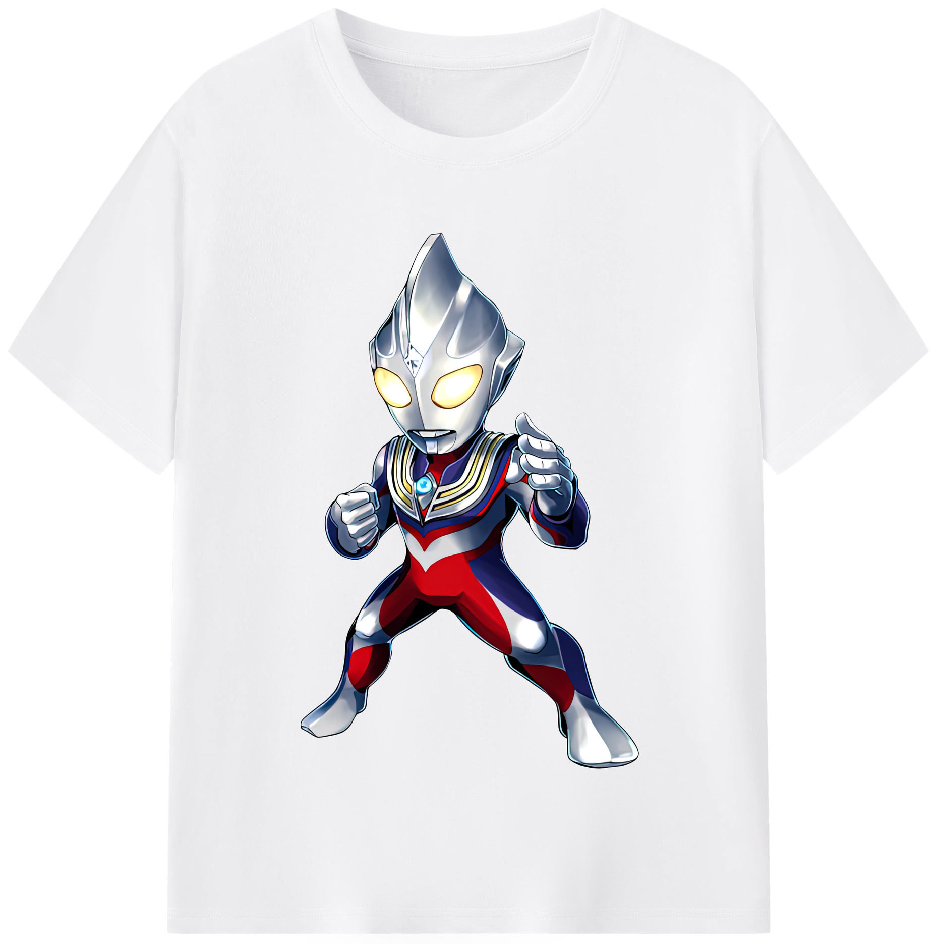 （画像用） ウルトラマン Ultraman 綿100％半袖Tシャツ（フロントプリント）