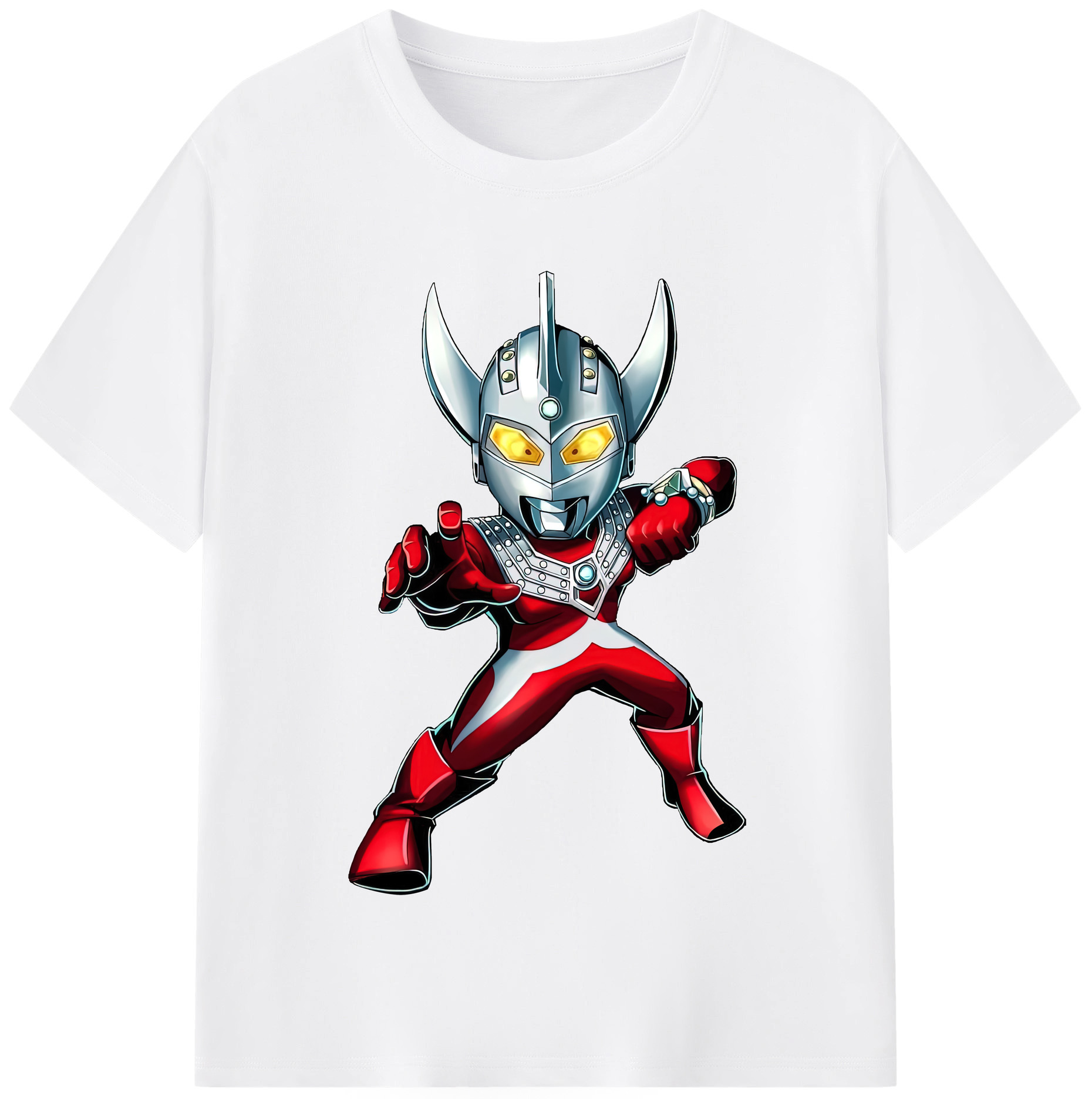 （画像用） ウルトラマン Ultraman 綿100％半袖Tシャツ（フロントプリント）