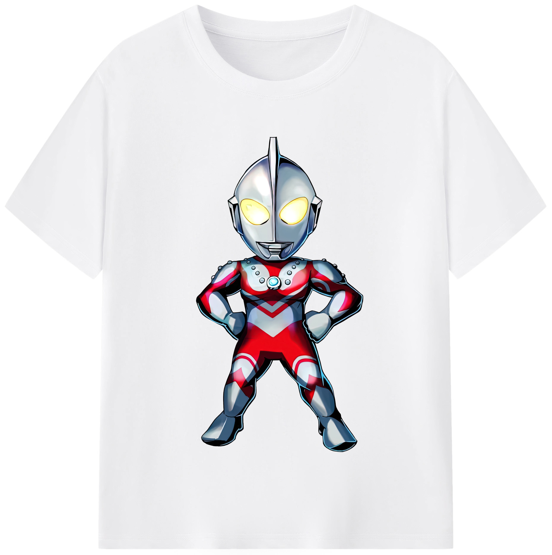 （画像用） ウルトラマン Ultraman 綿100％半袖Tシャツ（フロントプリント）