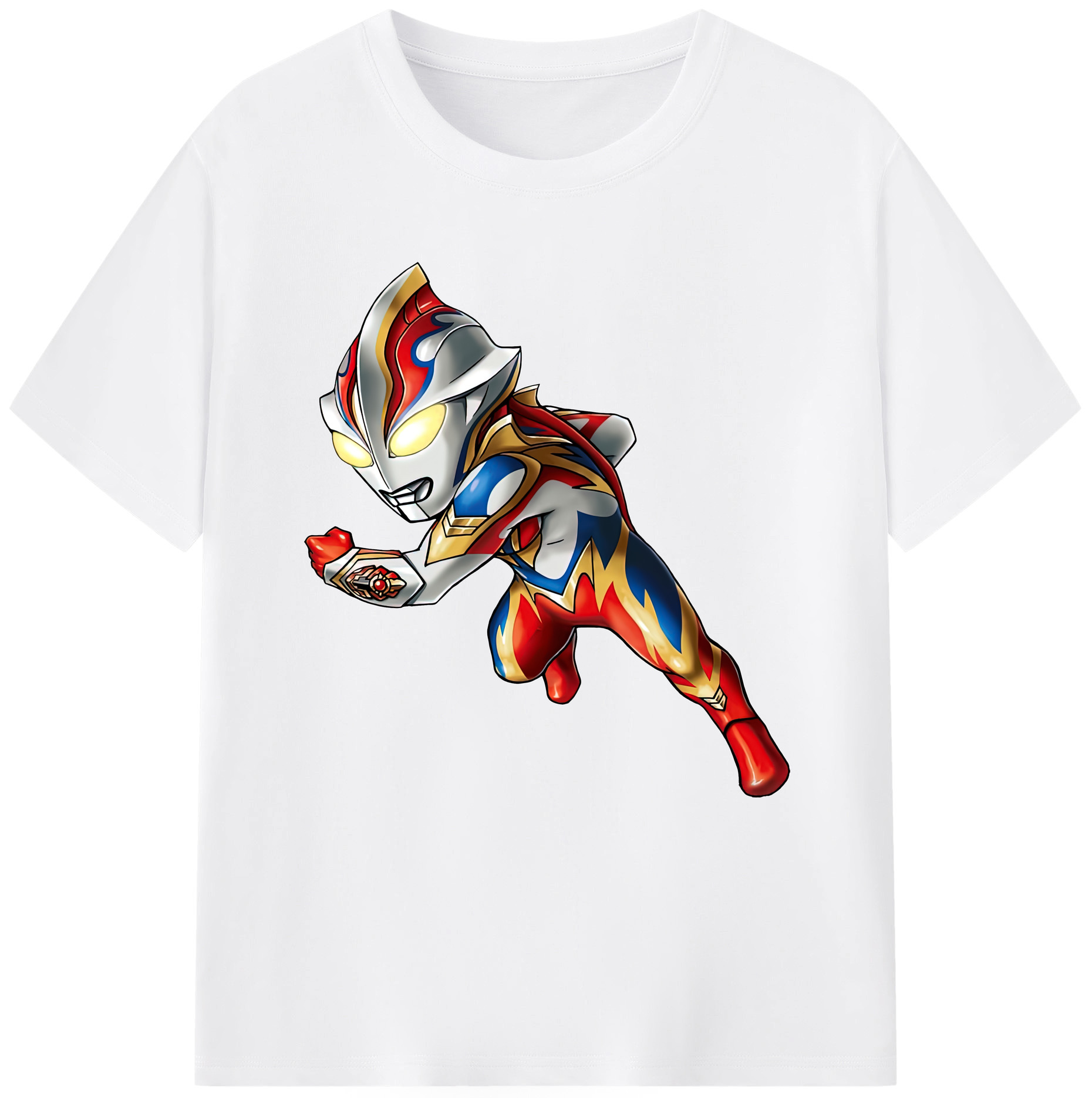 （画像用） ウルトラマン Ultraman 綿100％半袖Tシャツ（フロントプリント）