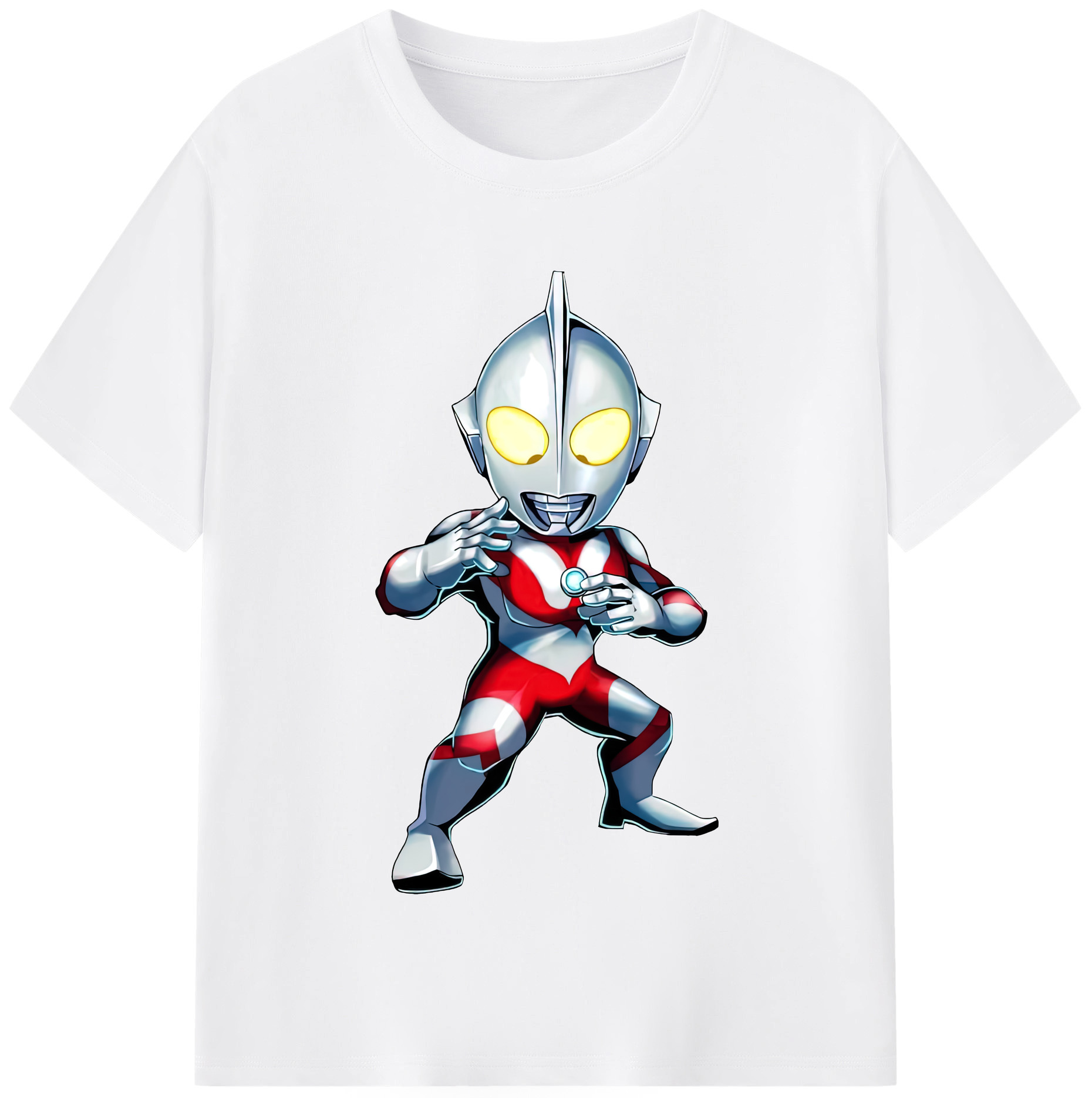 （画像用） ウルトラマン Ultraman 綿100％半袖Tシャツ（フロントプリント）