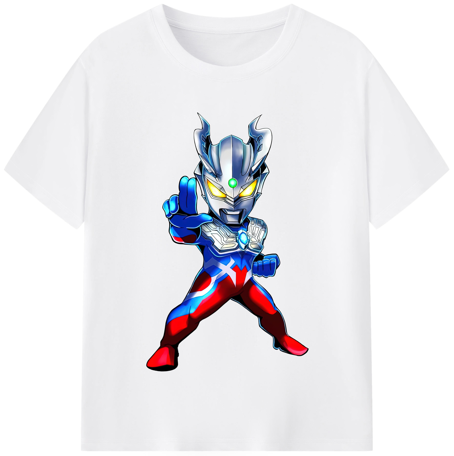 （画像用） ウルトラマン Ultraman 綿100％半袖Tシャツ（フロントプリント）