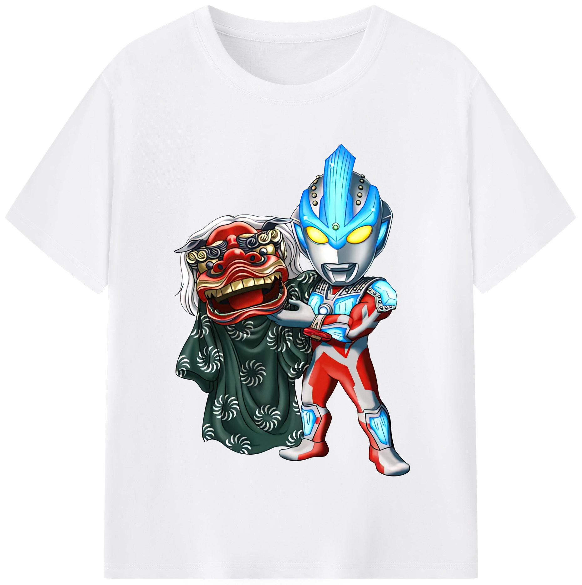 （画像用） ウルトラマン Ultraman 綿100％半袖Tシャツ（フロントプリント）