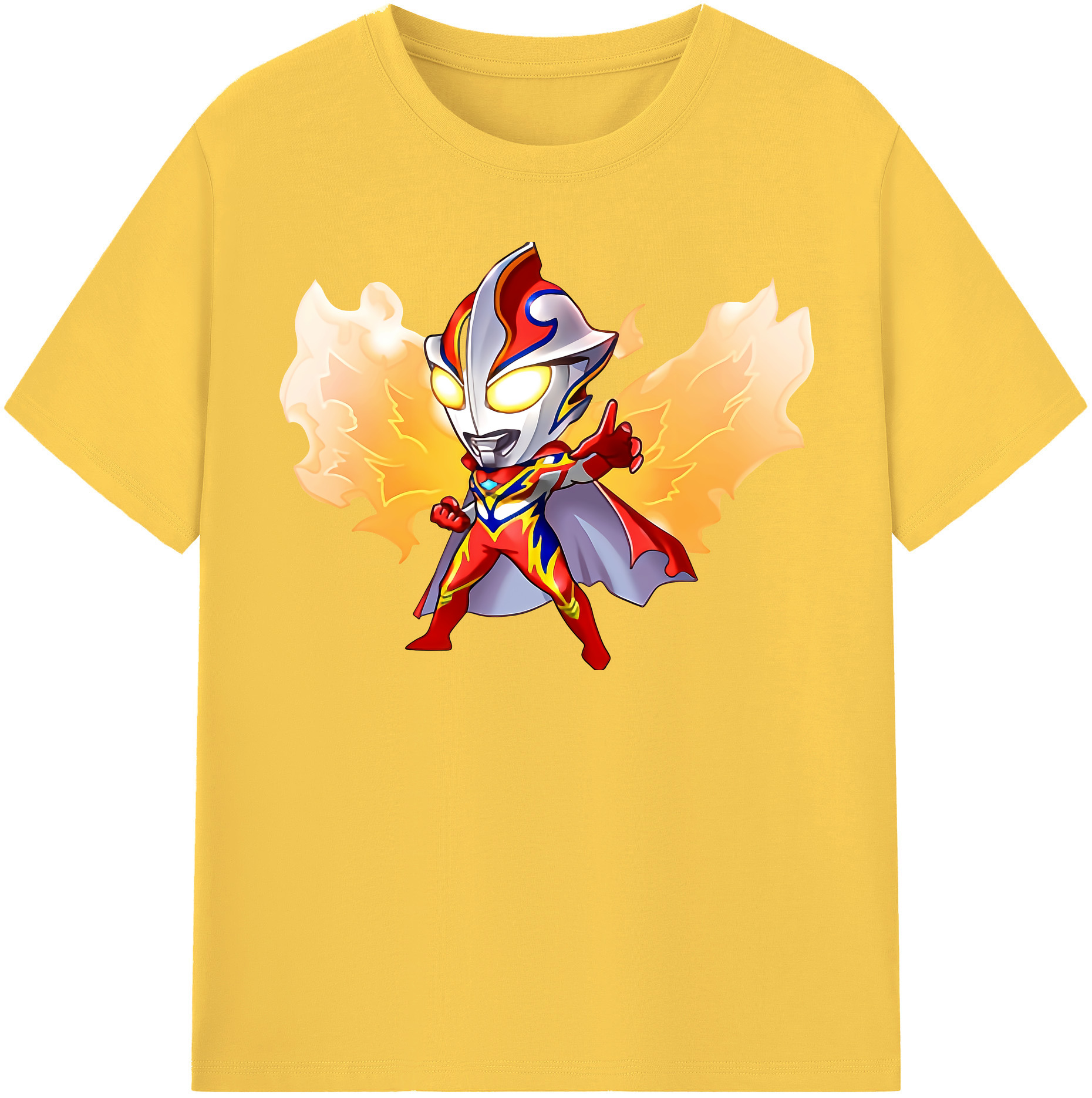（画像用） ウルトラマン Ultraman 綿100％半袖Tシャツ（フロントプリント）