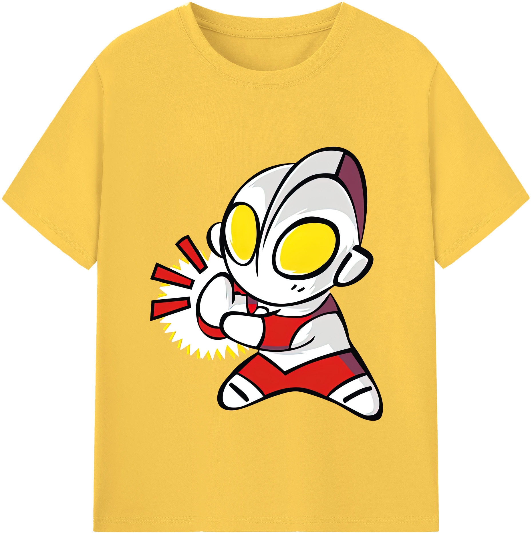 （画像用） ウルトラマン Ultraman 綿100％半袖Tシャツ（フロントプリント）