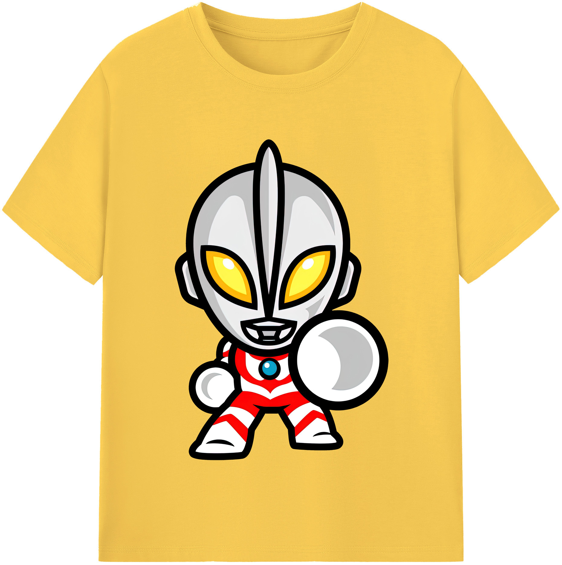 （画像用） ウルトラマン Ultraman 綿100％半袖Tシャツ（フロントプリント）