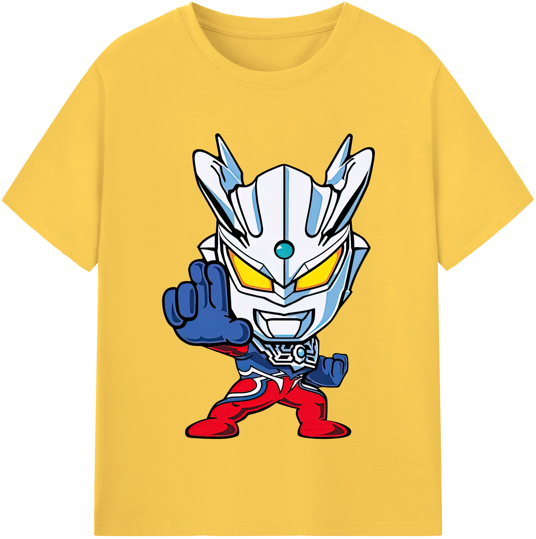 （画像用） ウルトラマン Ultraman 綿100％半袖Tシャツ（フロントプリント）