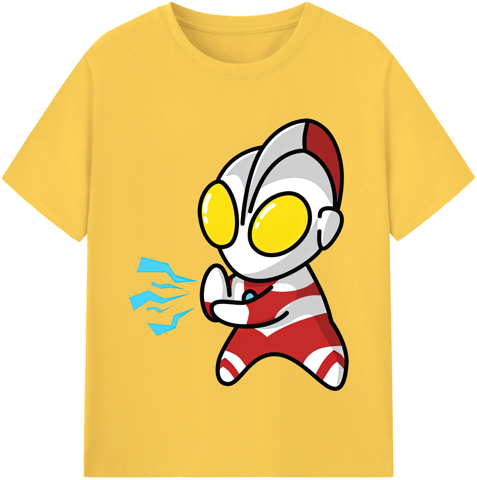 （画像用） ウルトラマン Ultraman 綿100％半袖Tシャツ（フロントプリント）