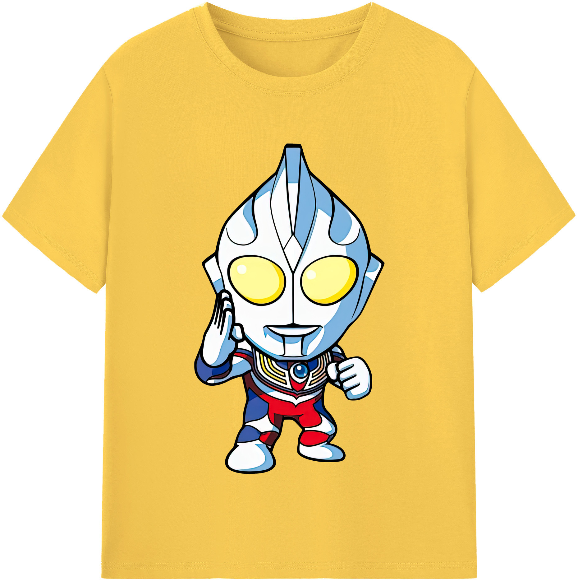 （画像用） ウルトラマン Ultraman 綿100％半袖Tシャツ（フロントプリント）