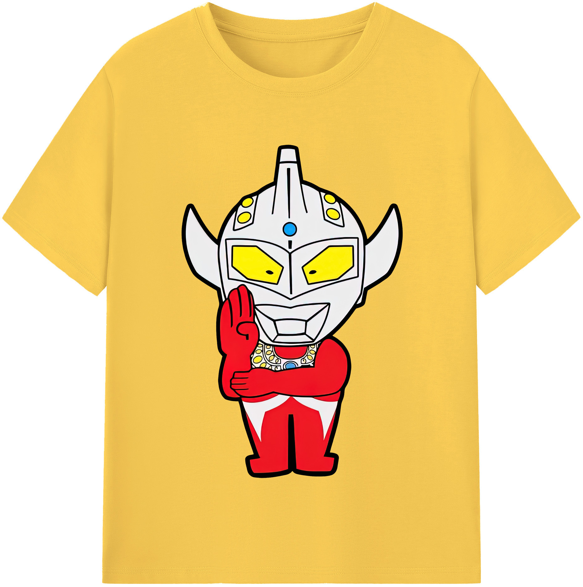 （画像用） ウルトラマン Ultraman 綿100％半袖Tシャツ（フロントプリント）