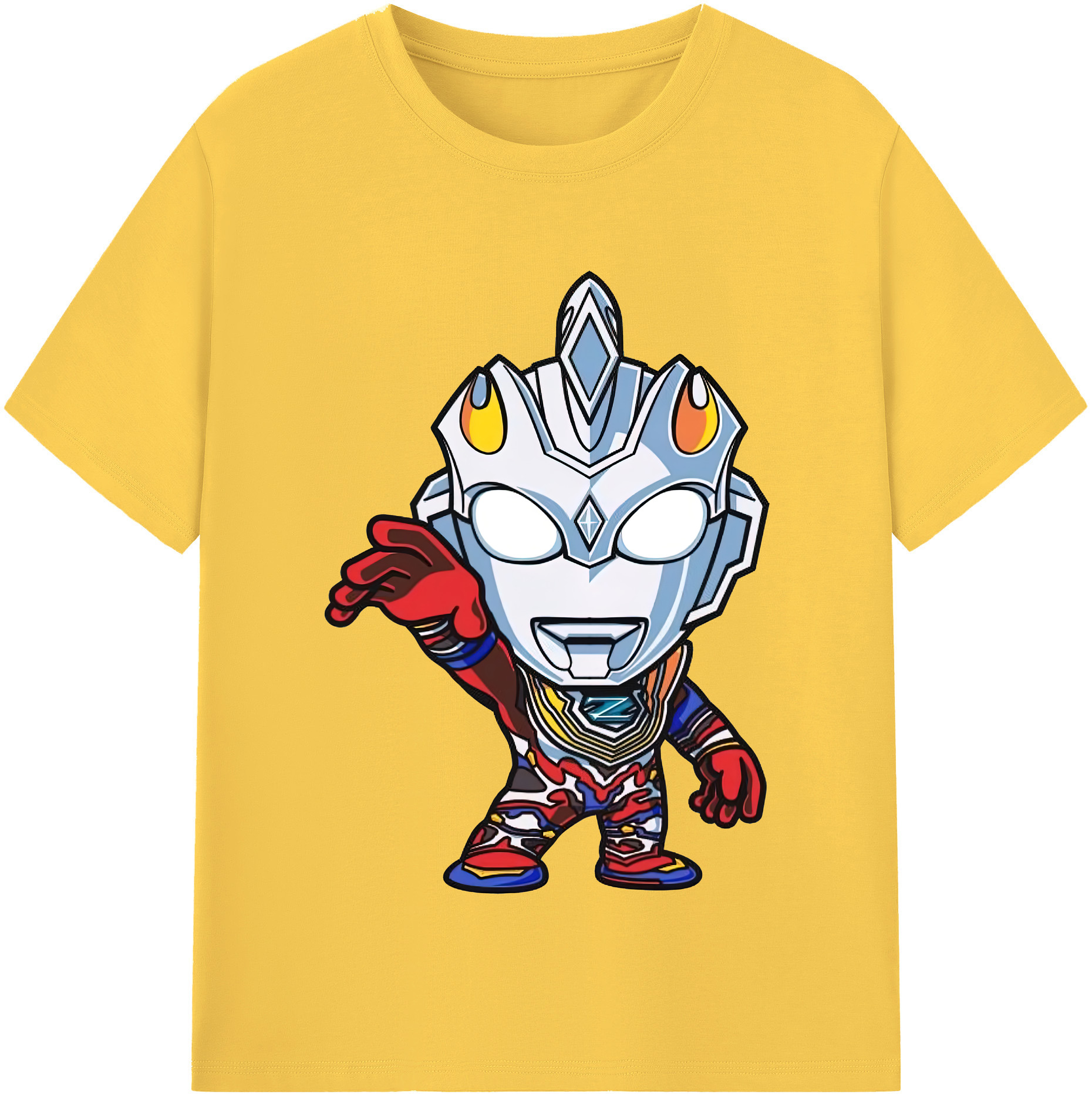 （画像用） ウルトラマン Ultraman 綿100％半袖Tシャツ（フロントプリント）
