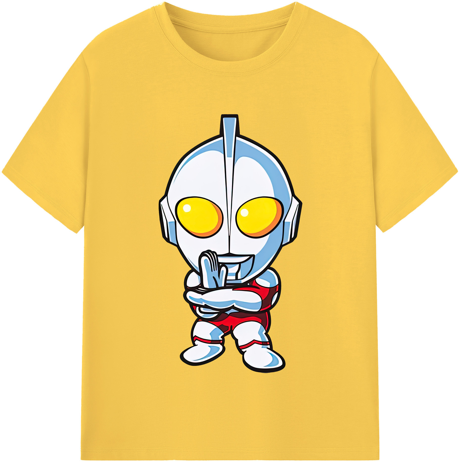 （画像用） ウルトラマン Ultraman 綿100％半袖Tシャツ（フロントプリント）