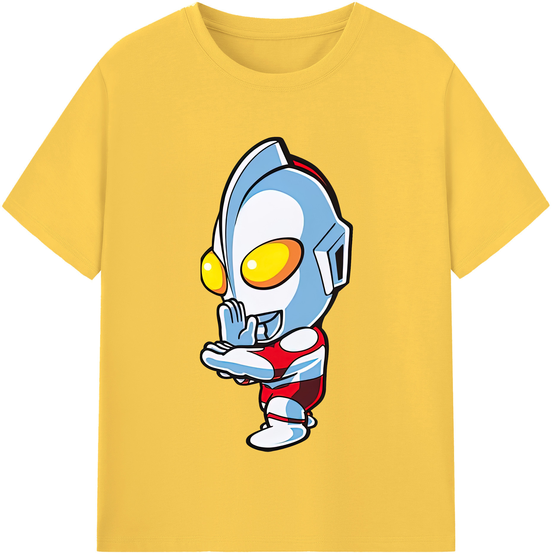（画像用） ウルトラマン Ultraman 綿100％半袖Tシャツ（フロントプリント）