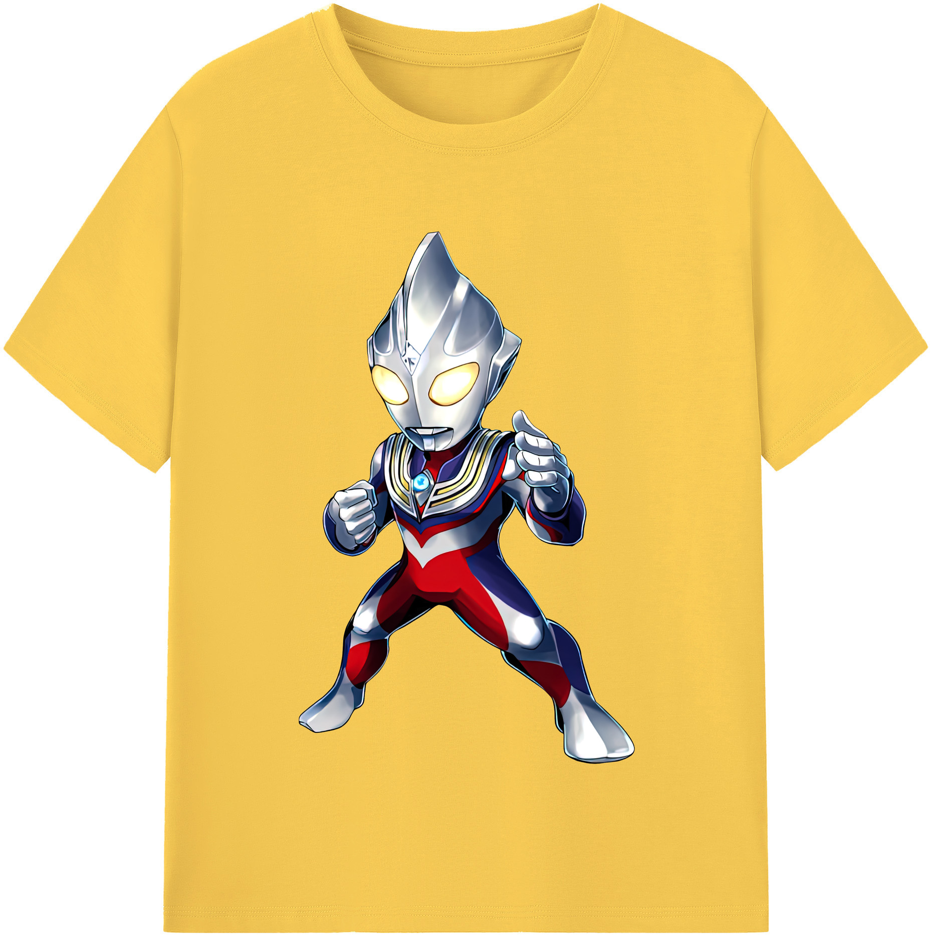 （画像用） ウルトラマン Ultraman 綿100％半袖Tシャツ（フロントプリント）