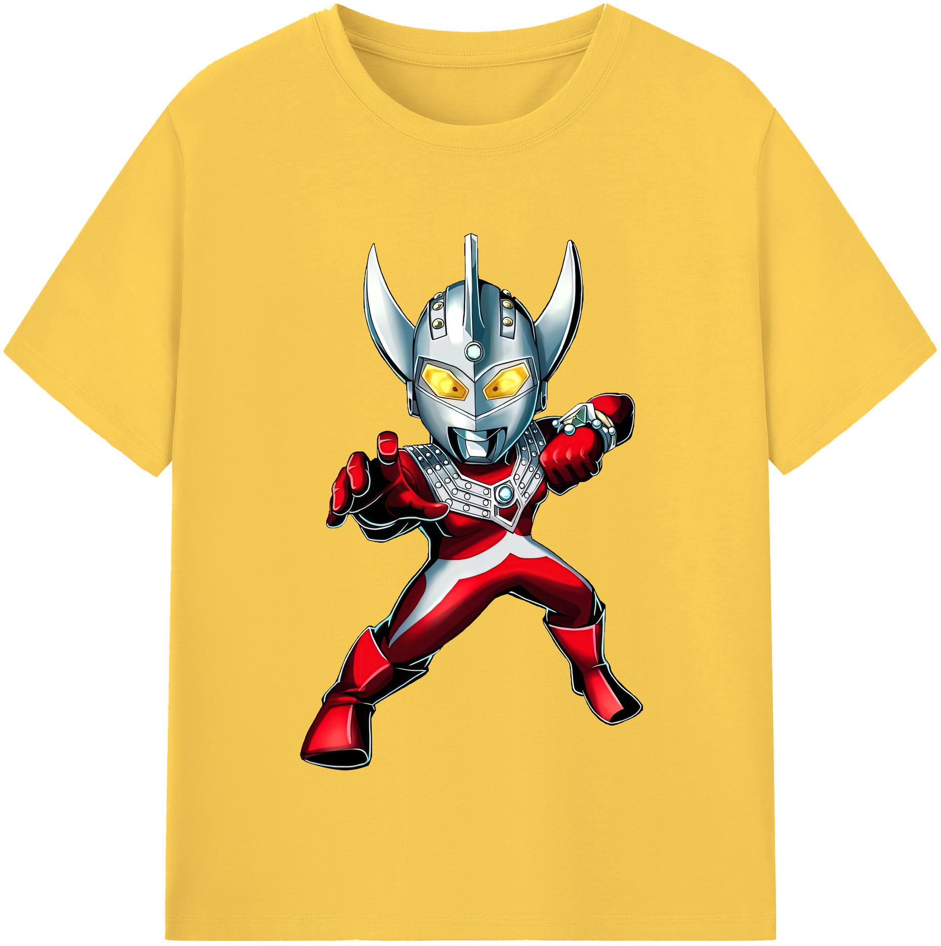 （画像用） ウルトラマン Ultraman 綿100％半袖Tシャツ（フロントプリント）