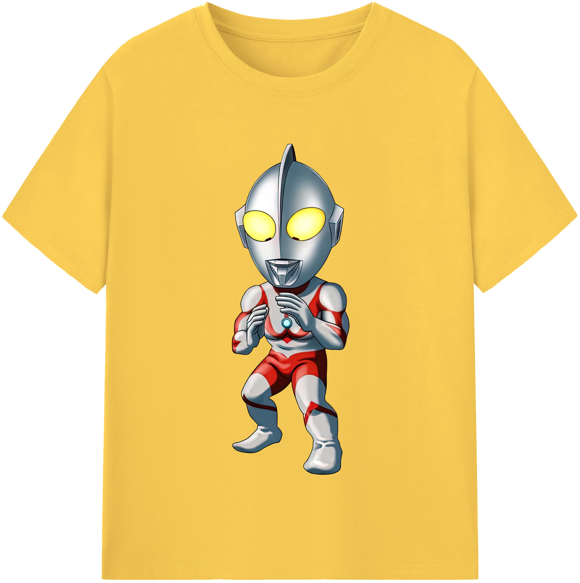 （画像用） ウルトラマン Ultraman 綿100％半袖Tシャツ（フロントプリント）