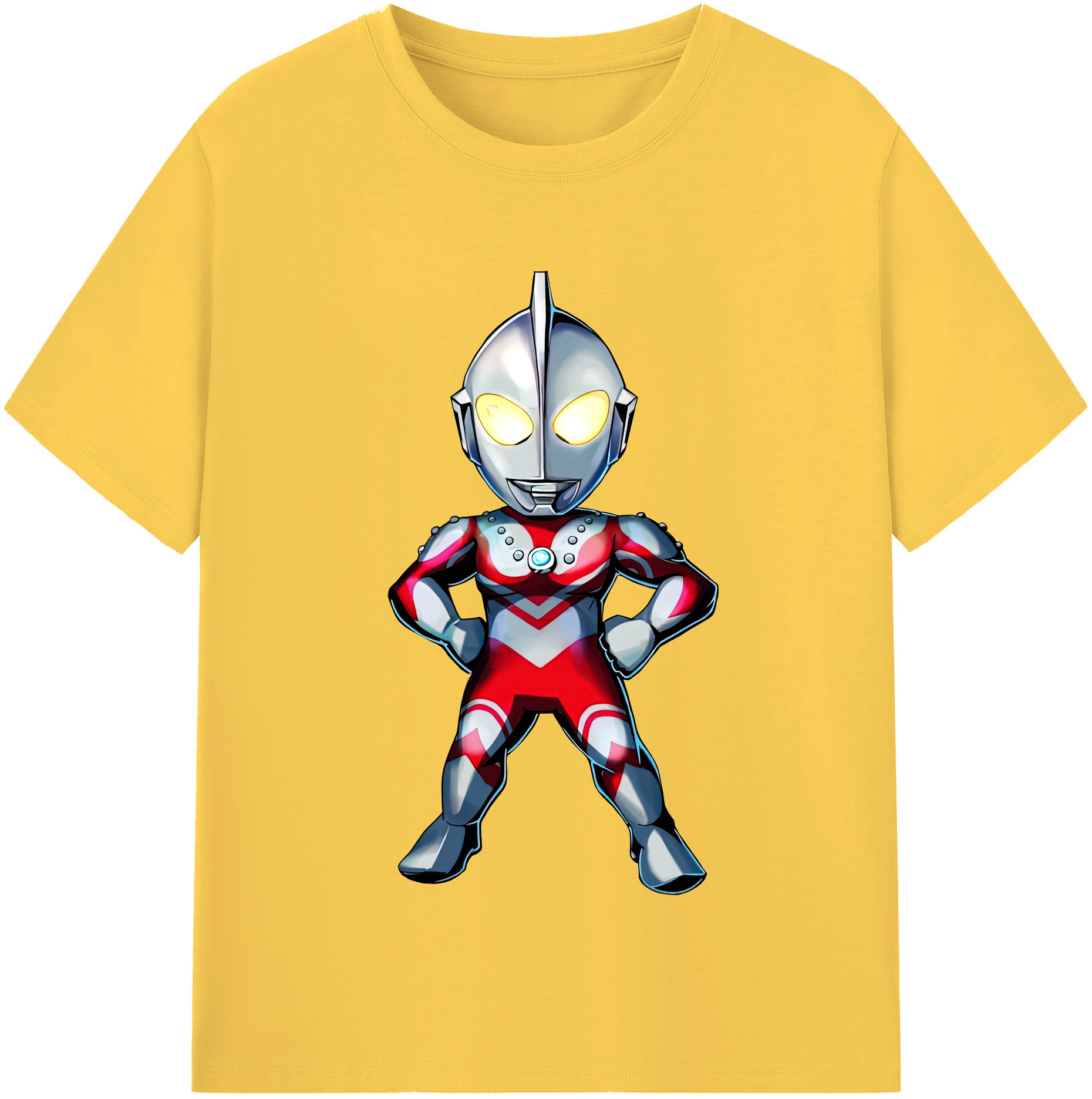 （画像用） ウルトラマン Ultraman 綿100％半袖Tシャツ（フロントプリント）