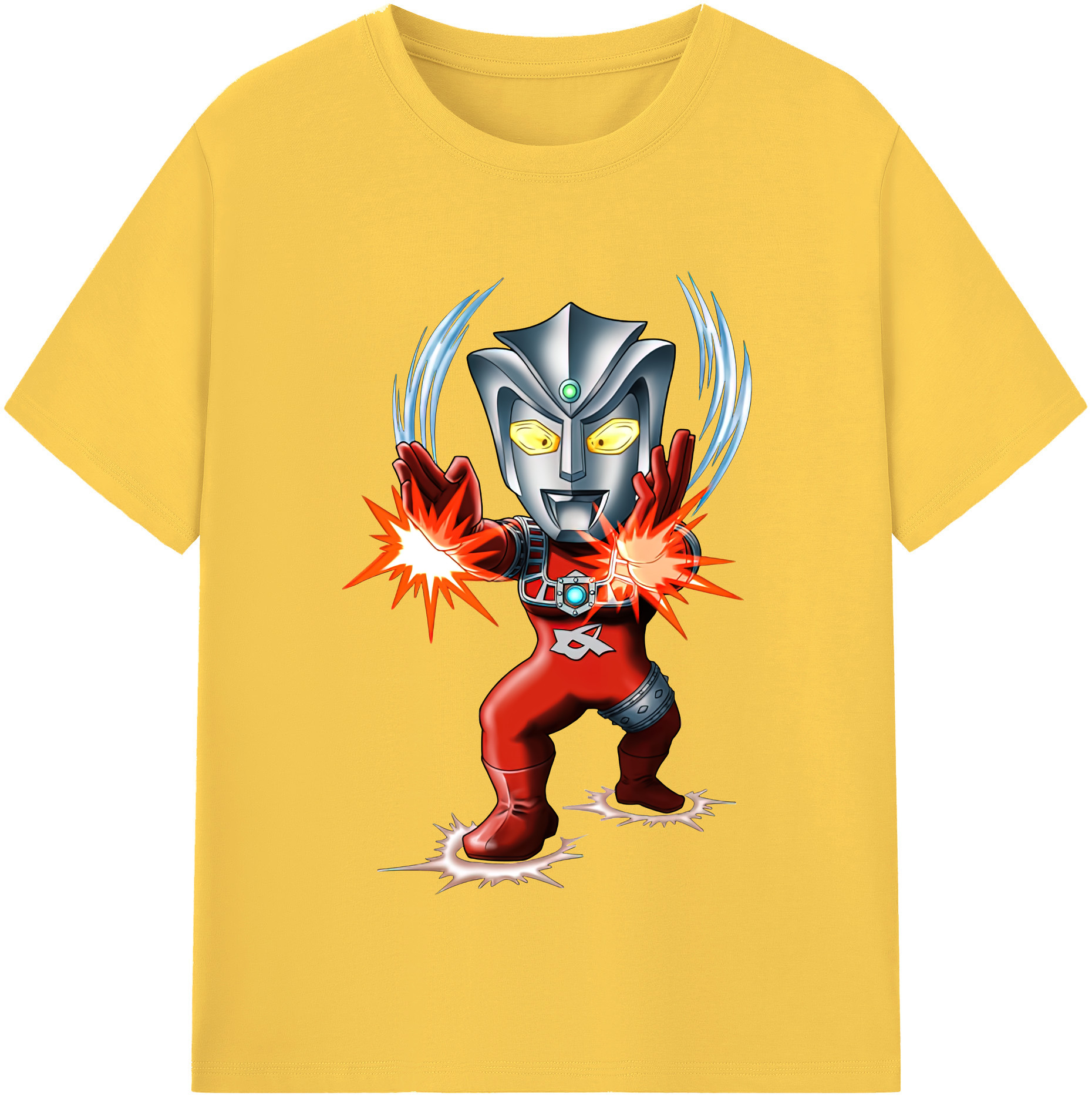 （画像用） ウルトラマン Ultraman 綿100％半袖Tシャツ（フロントプリント）