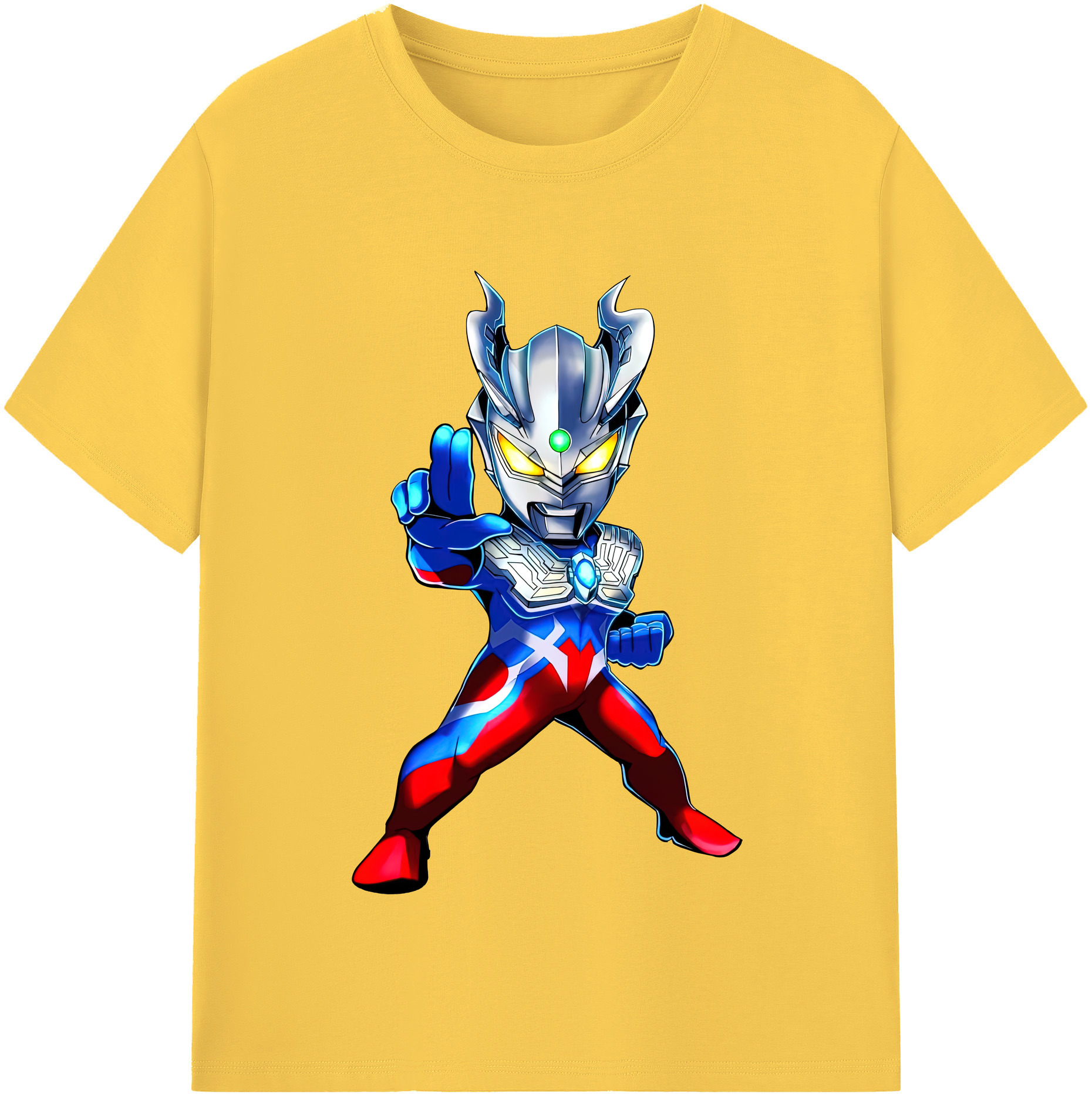 （画像用） ウルトラマン Ultraman 綿100％半袖Tシャツ（フロントプリント）