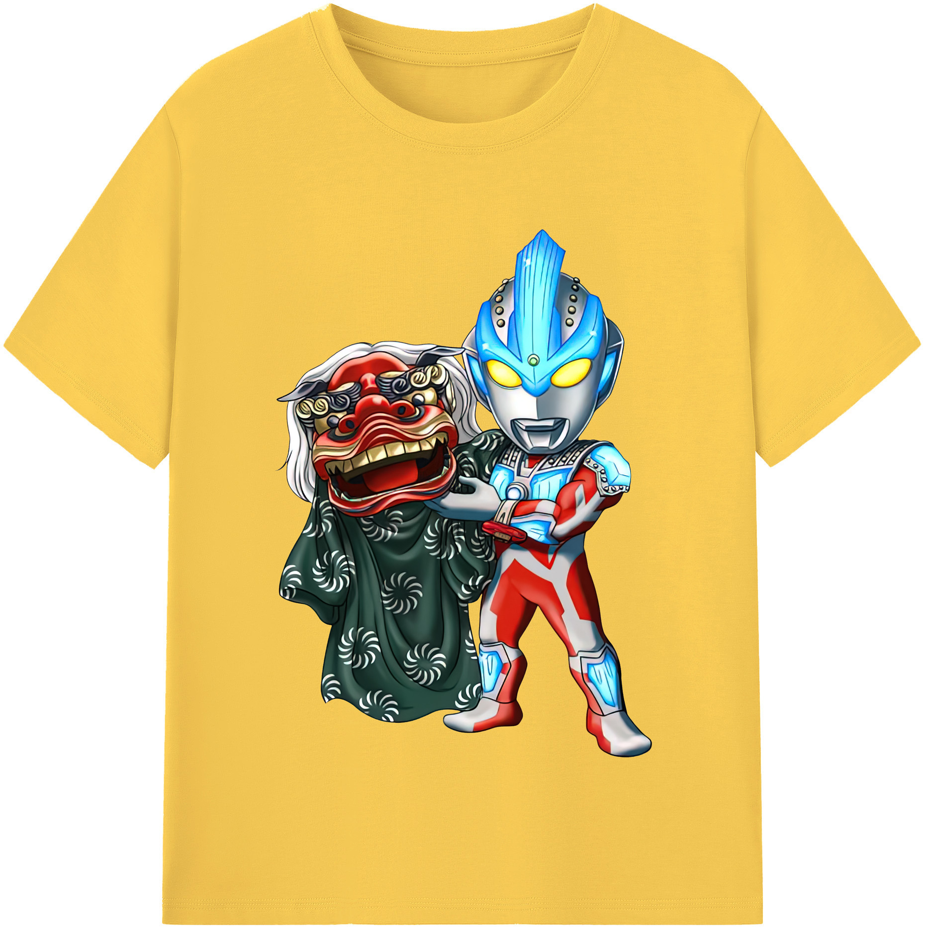 （画像用） ウルトラマン Ultraman 綿100％半袖Tシャツ（フロントプリント）