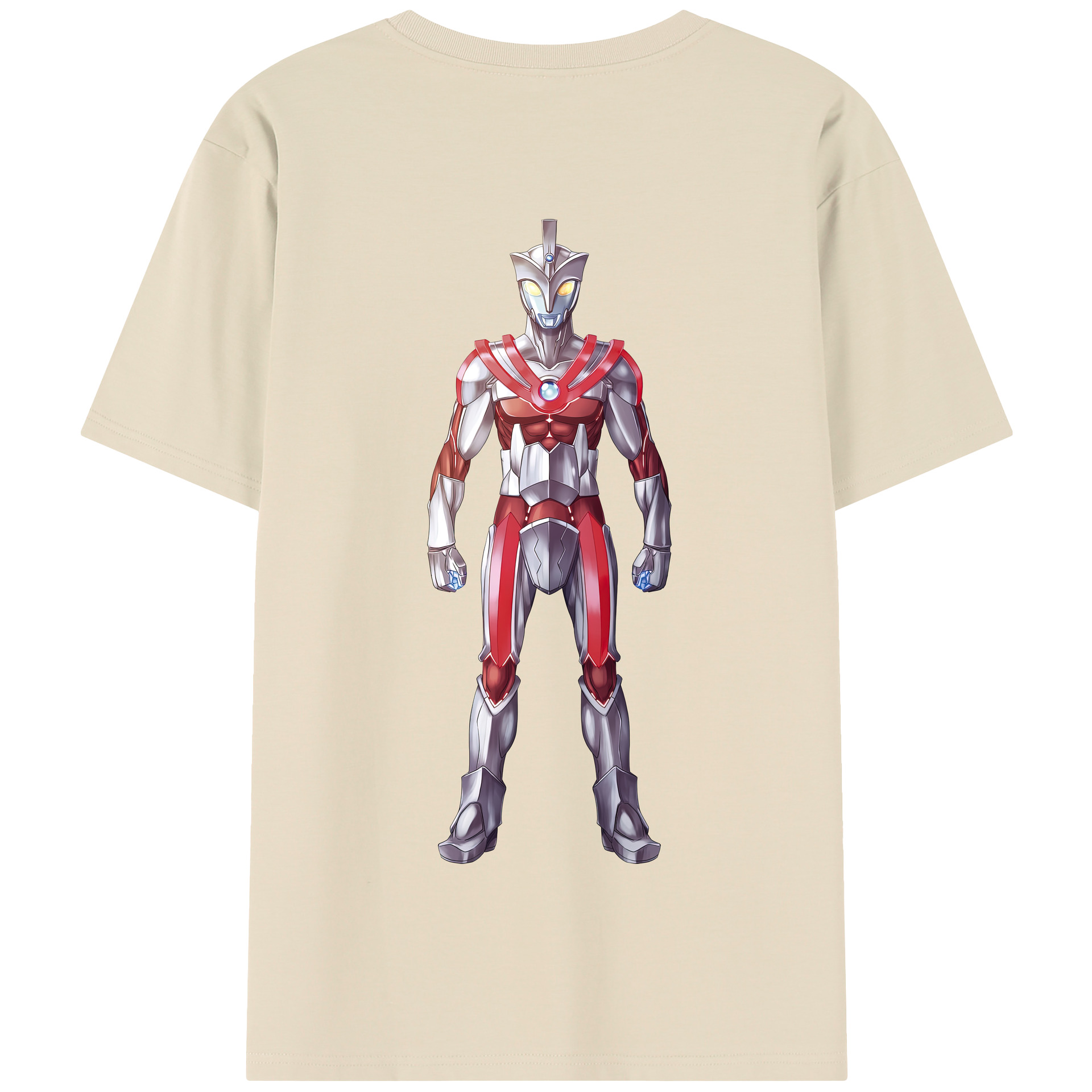 （画像用） ウルトラマン Ultraman 綿100％半袖Tシャツ（背面プリント）