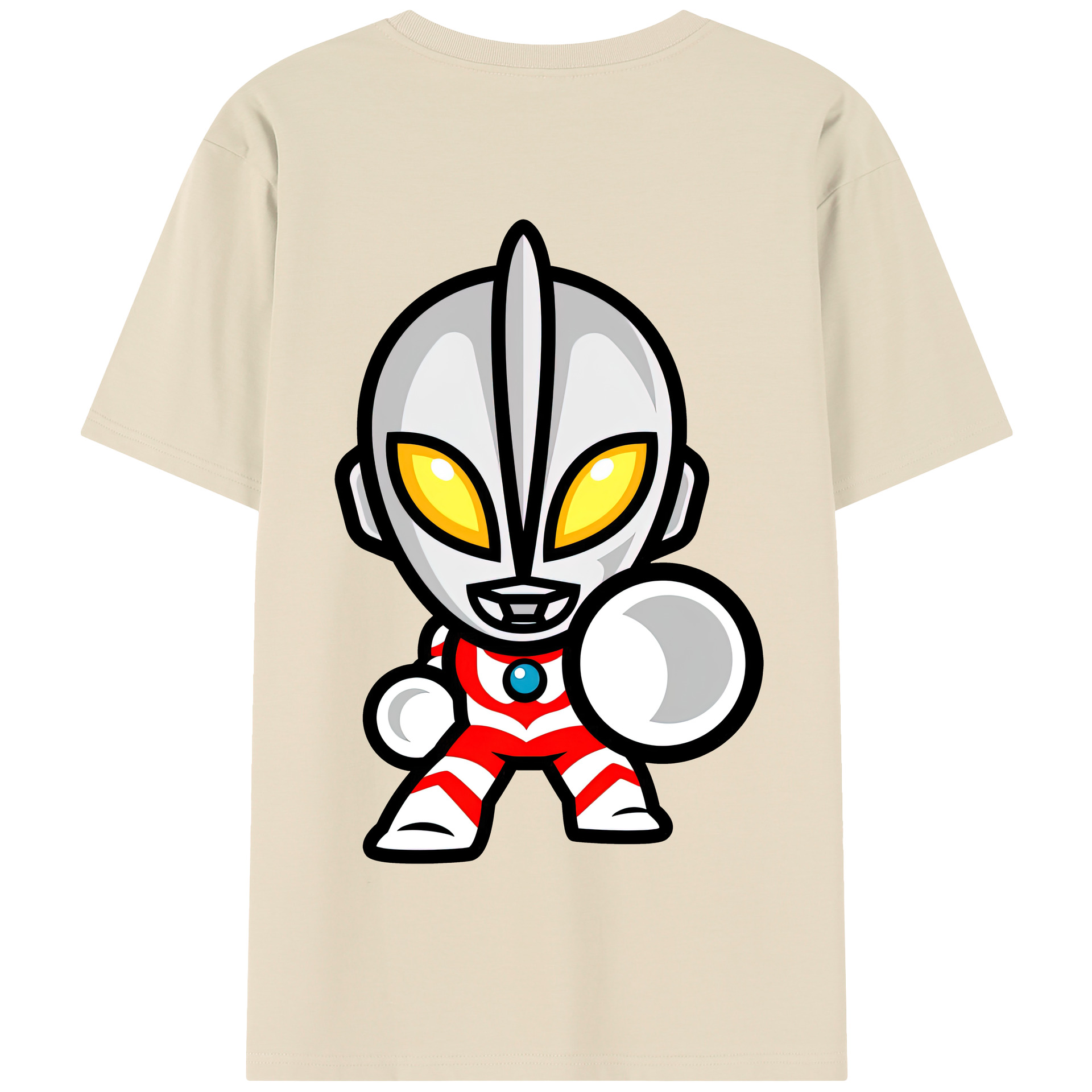 （画像用） ウルトラマン Ultraman 綿100％半袖Tシャツ（背面プリント）