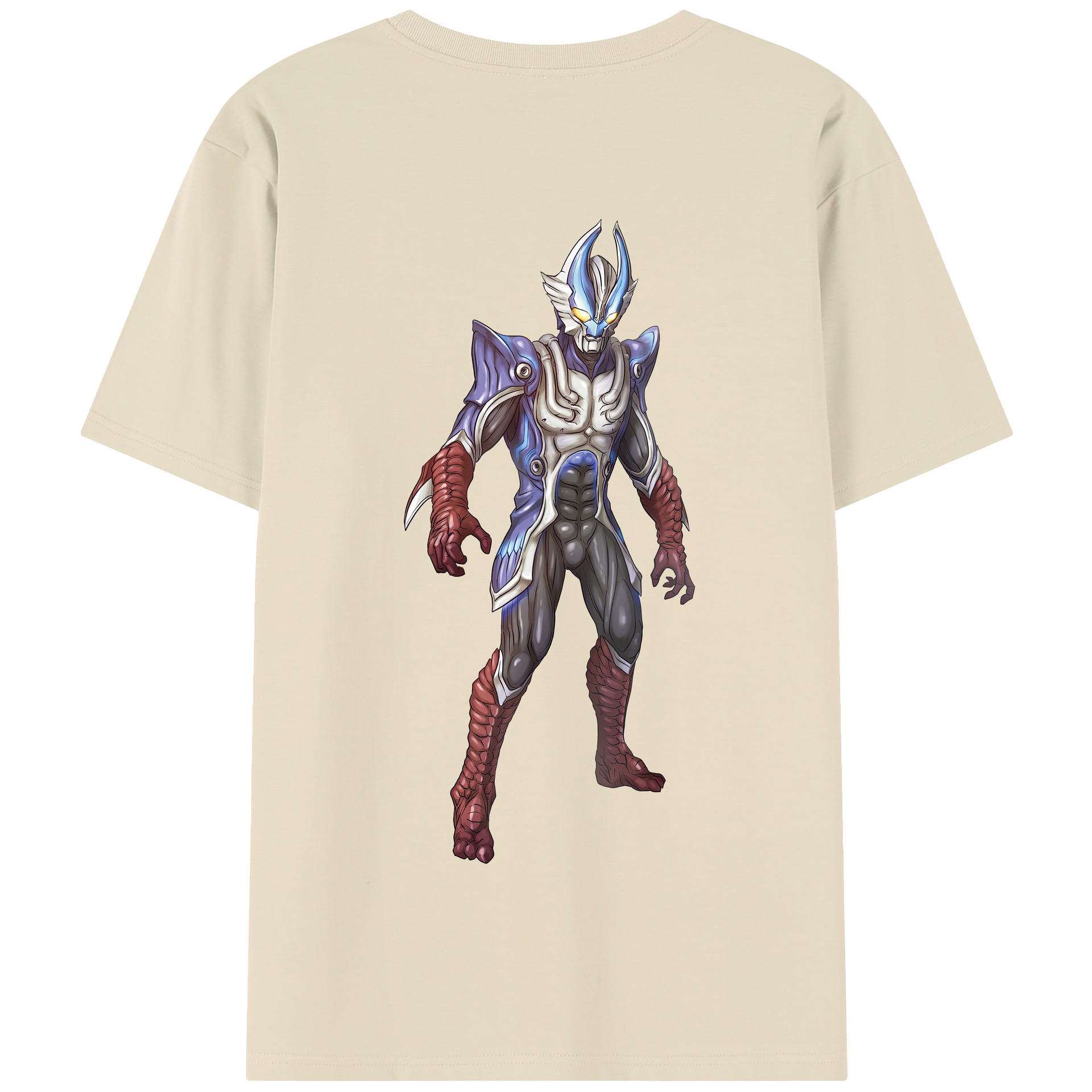 （画像用） ウルトラマン Ultraman 綿100％半袖Tシャツ（背面プリント）