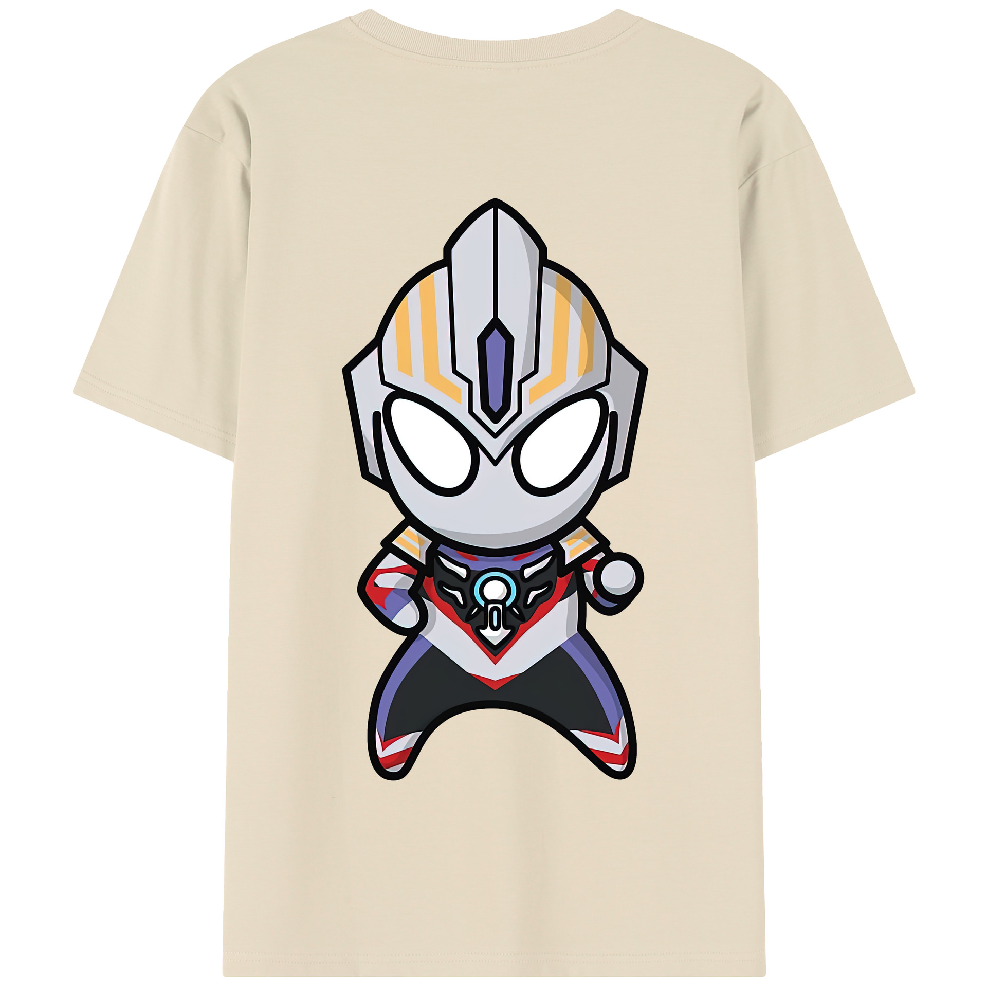 （画像用） ウルトラマン Ultraman 綿100％半袖Tシャツ（背面プリント）