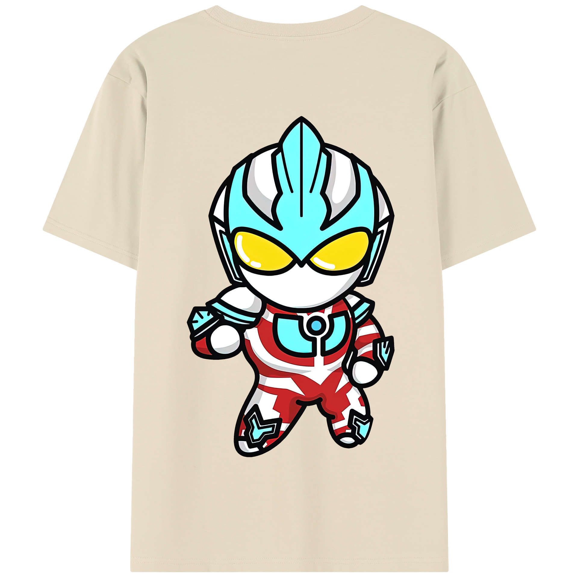 （画像用） ウルトラマン Ultraman 綿100％半袖Tシャツ（背面プリント）