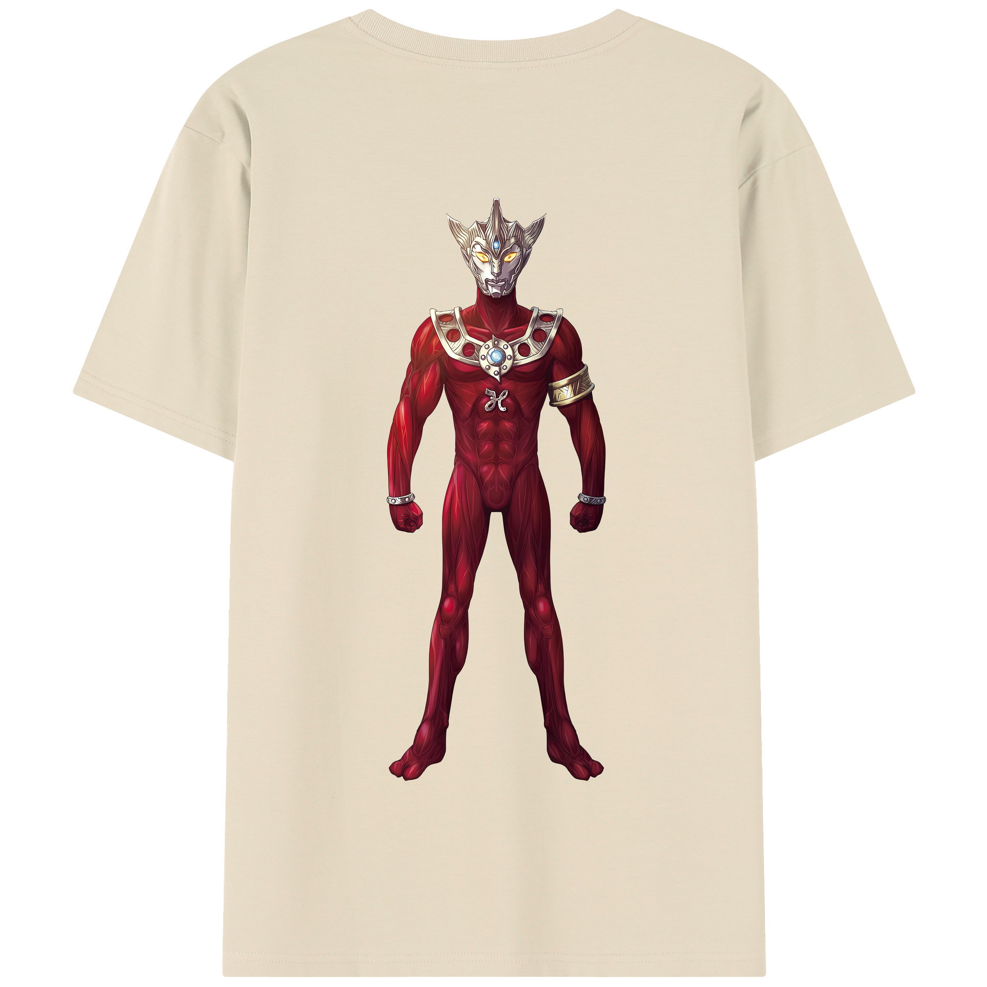 （画像用） ウルトラマン Ultraman 綿100％半袖Tシャツ（背面プリント）