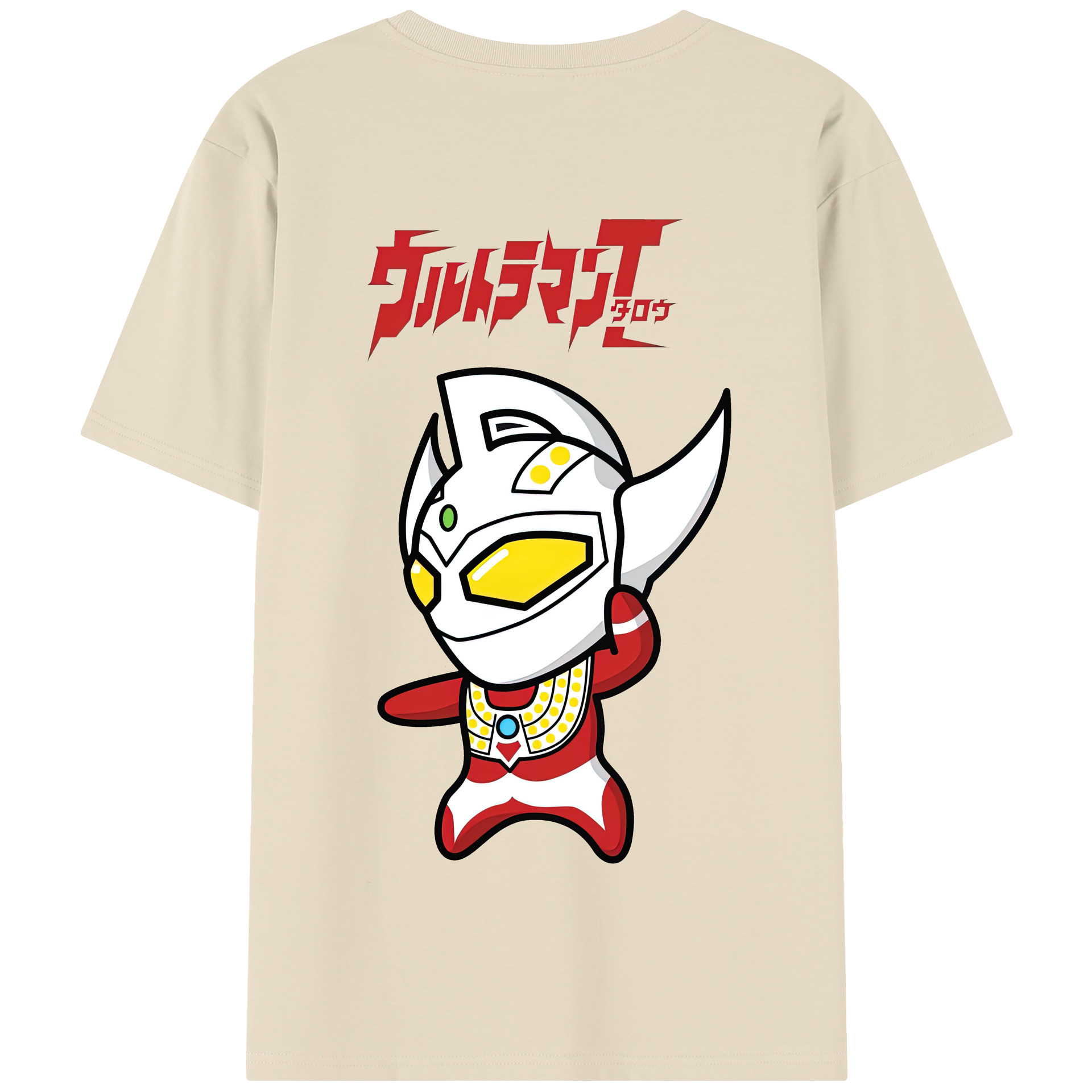 （画像用） ウルトラマン Ultraman 綿100％半袖Tシャツ（背面プリント）