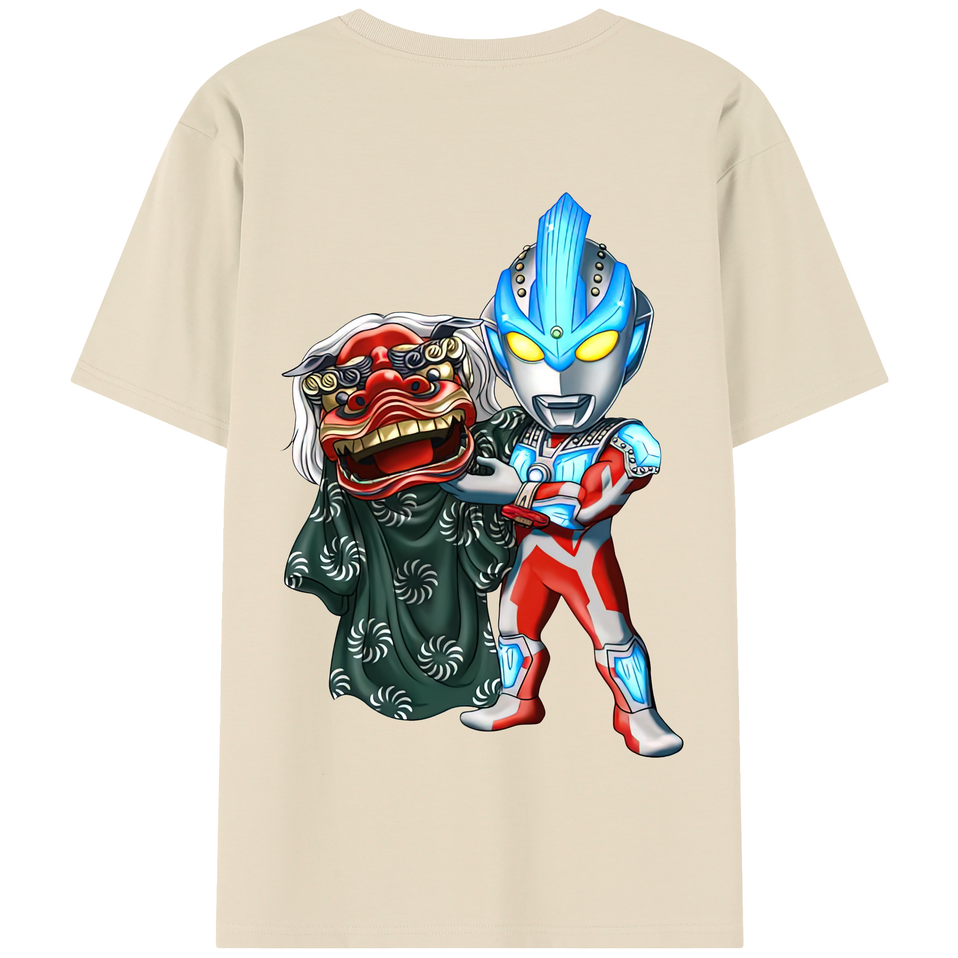（画像用） ウルトラマン Ultraman 綿100％半袖Tシャツ（背面プリント）