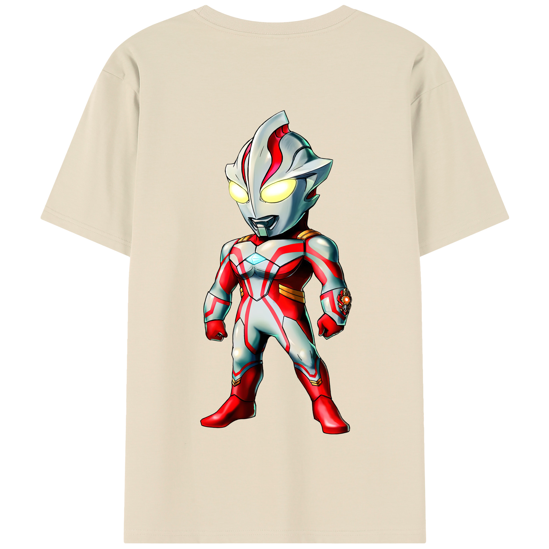 （画像用） ウルトラマン Ultraman 綿100％半袖Tシャツ（背面プリント）