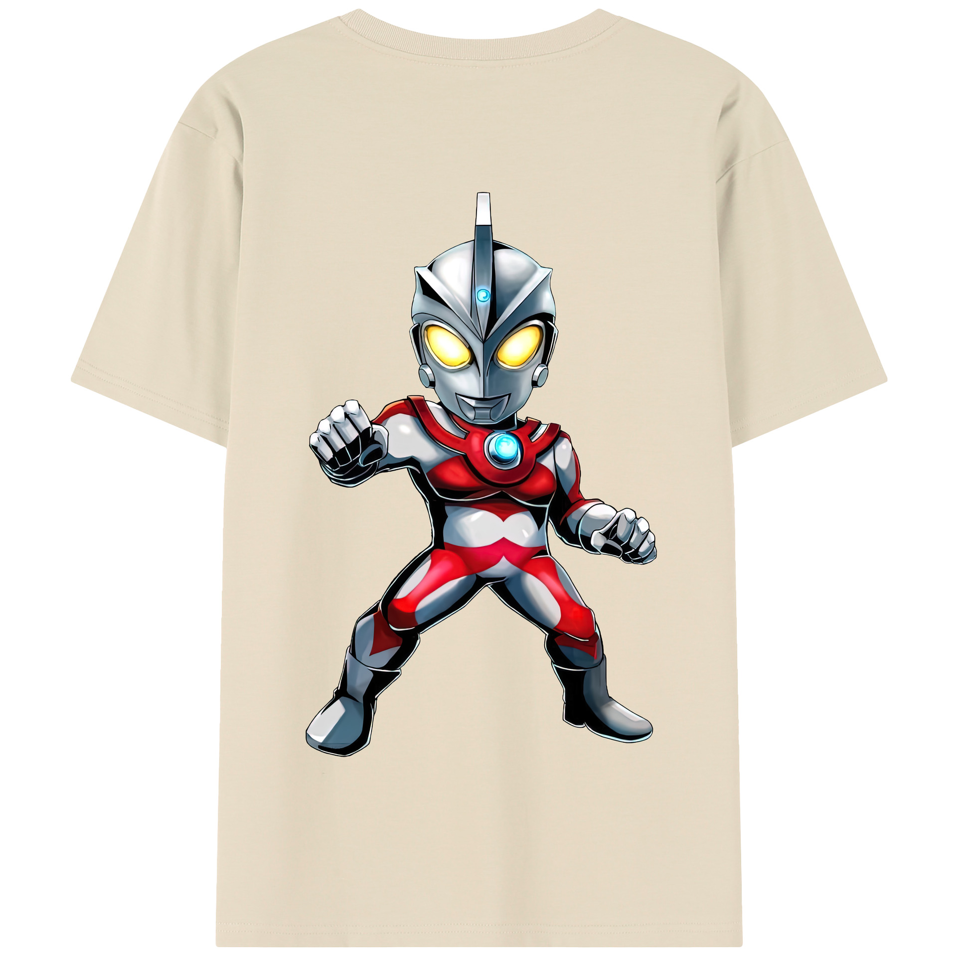 （画像用） ウルトラマン Ultraman 綿100％半袖Tシャツ（背面プリント）