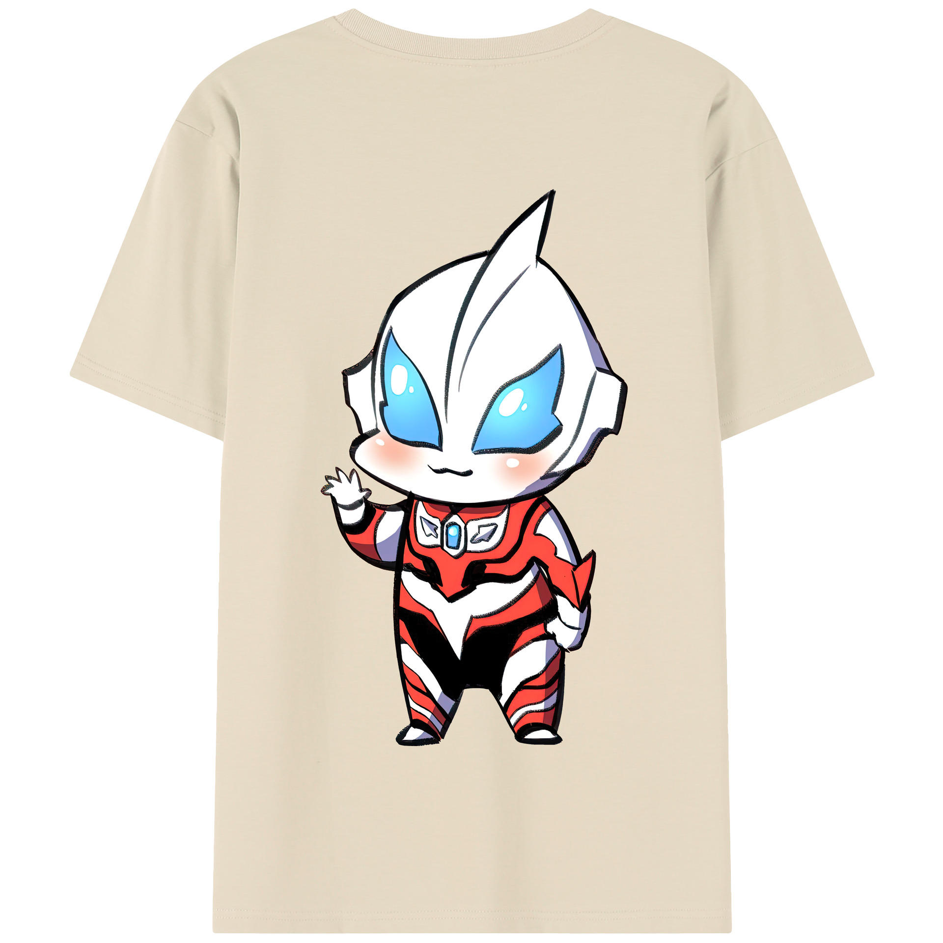 （画像用） ウルトラマン Ultraman 綿100％半袖Tシャツ（背面プリント）