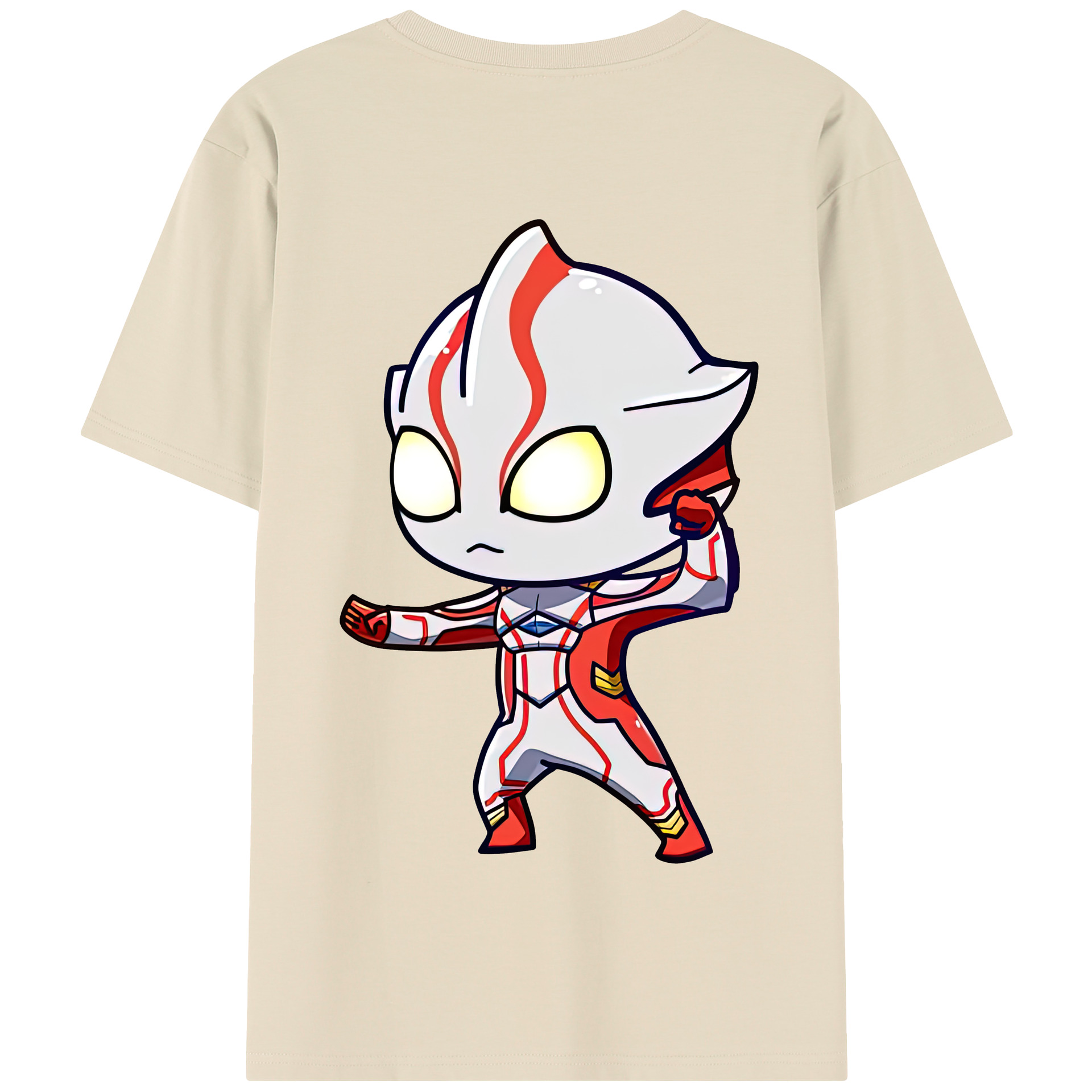 （画像用） ウルトラマン Ultraman 綿100％半袖Tシャツ（背面プリント）