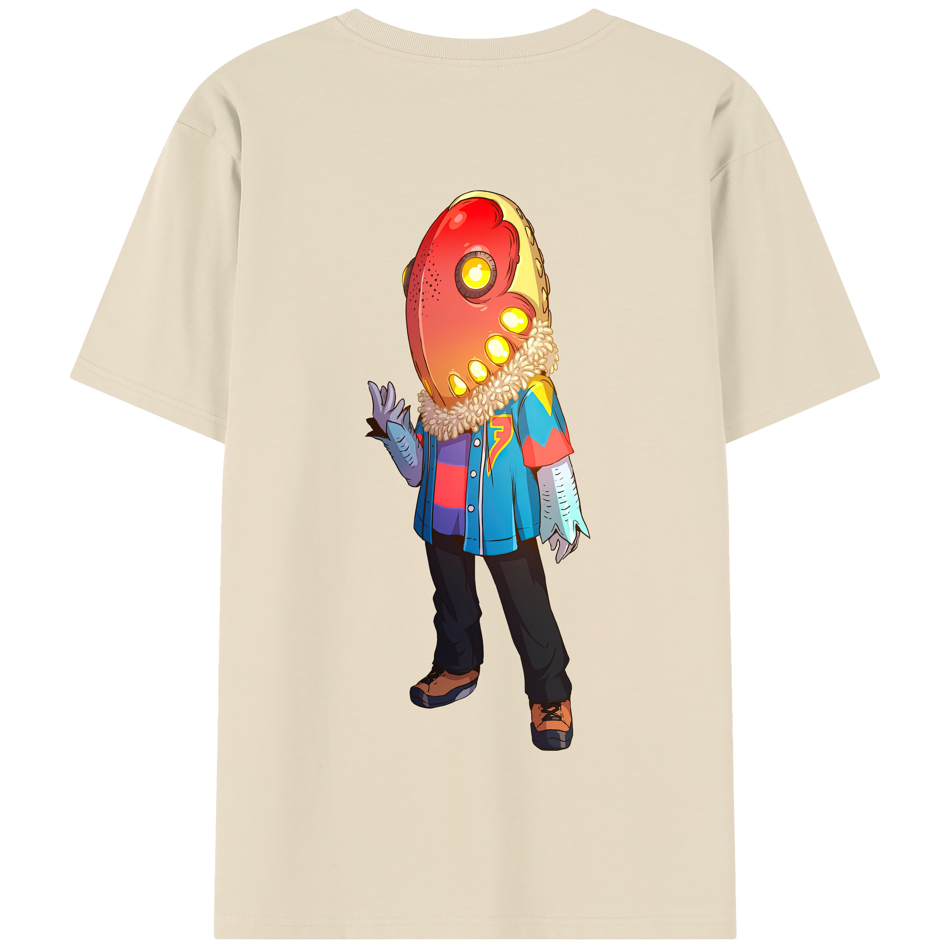 （画像用） ウルトラマン Ultraman 綿100％半袖Tシャツ（背面プリント）