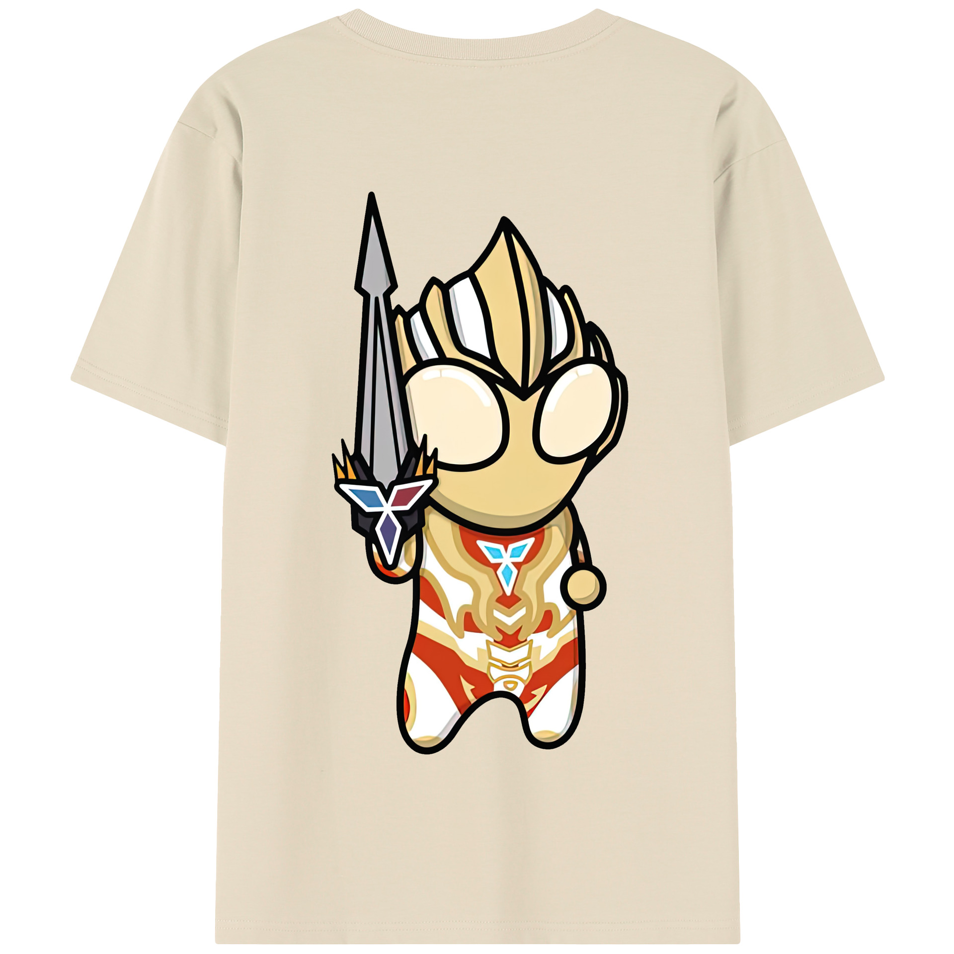 （画像用） ウルトラマン Ultraman 綿100％半袖Tシャツ（背面プリント）