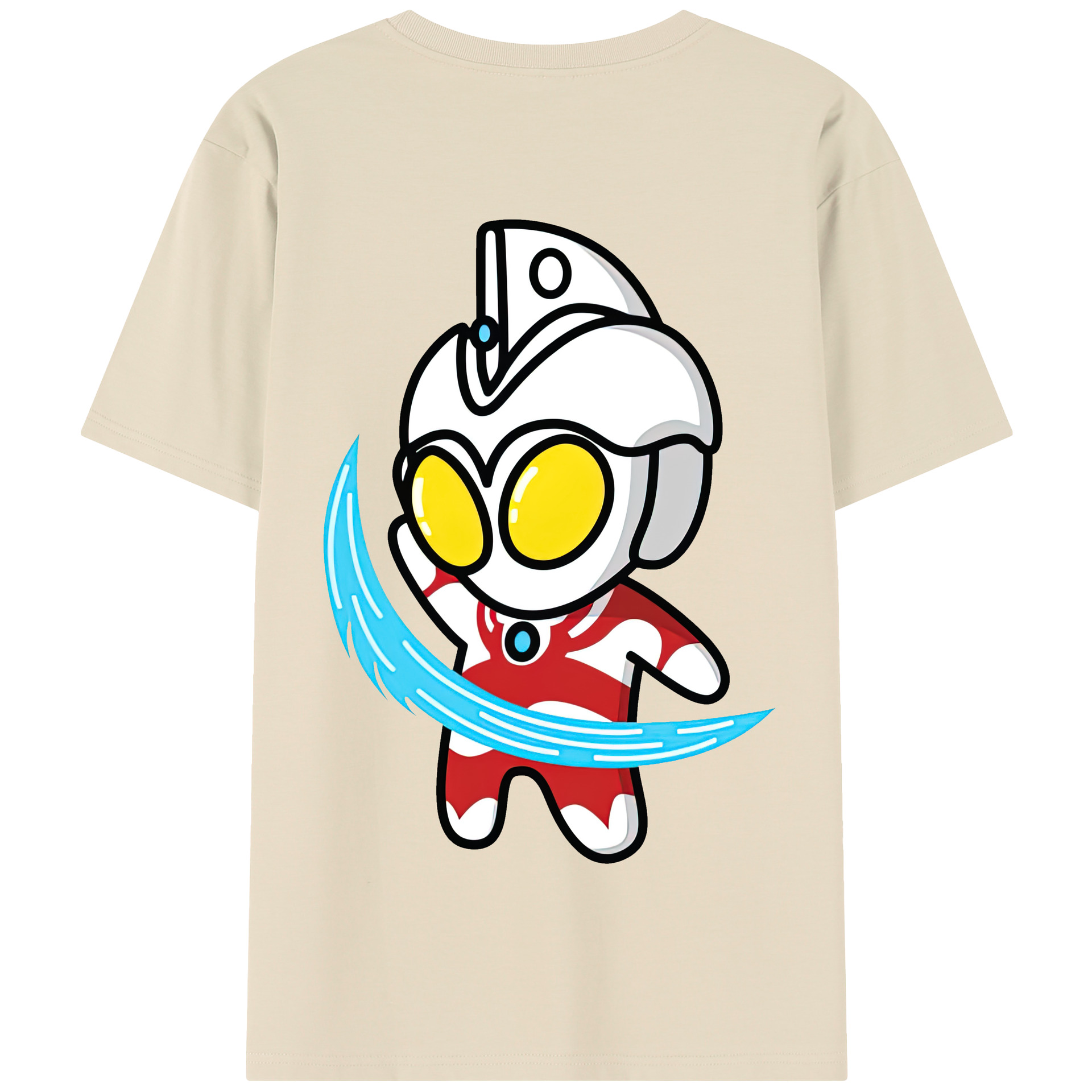（画像用） ウルトラマン Ultraman 綿100％半袖Tシャツ（背面プリント）