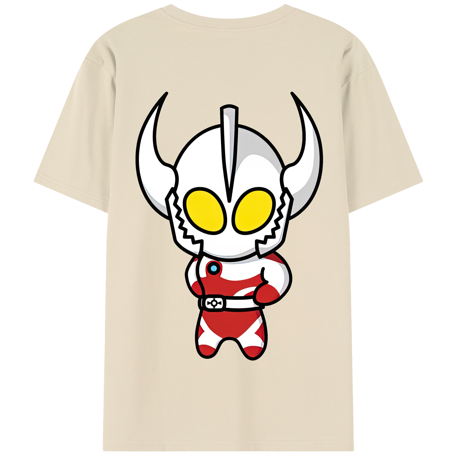 （画像用） ウルトラマン Ultraman 綿100％半袖Tシャツ（背面プリント）