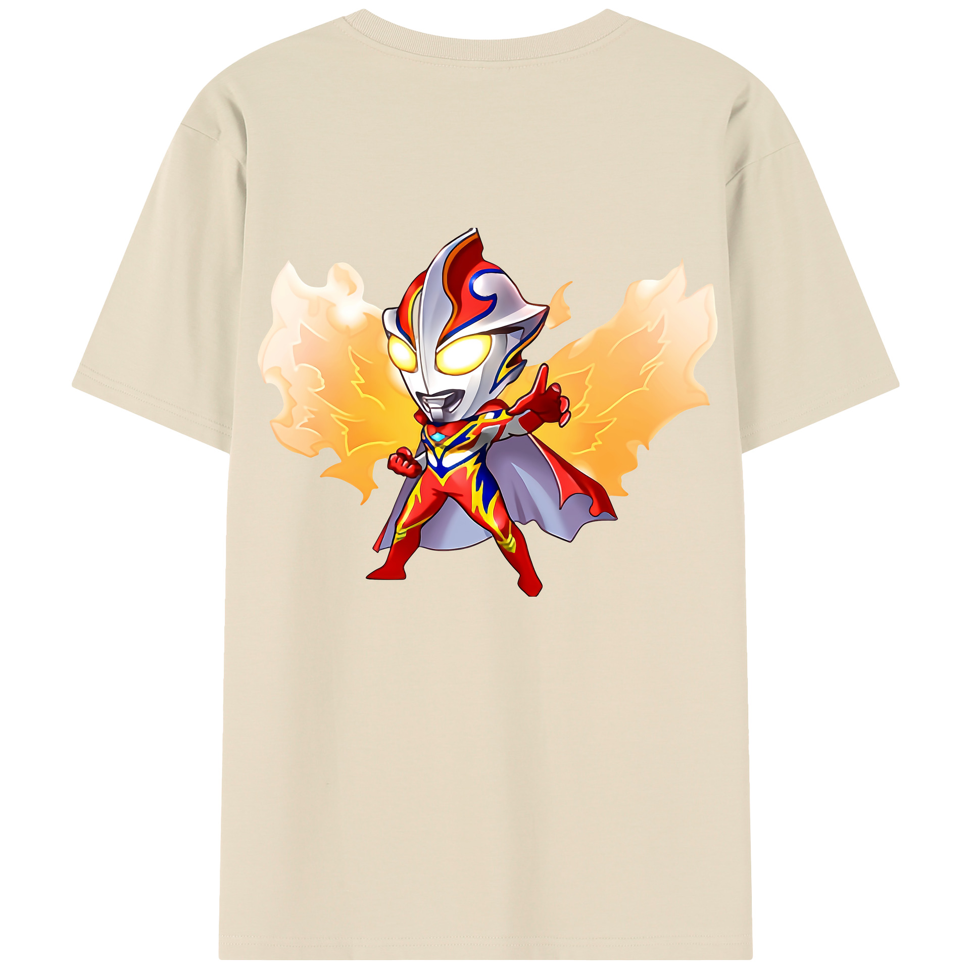 （画像用） ウルトラマン Ultraman 綿100％半袖Tシャツ（背面プリント）
