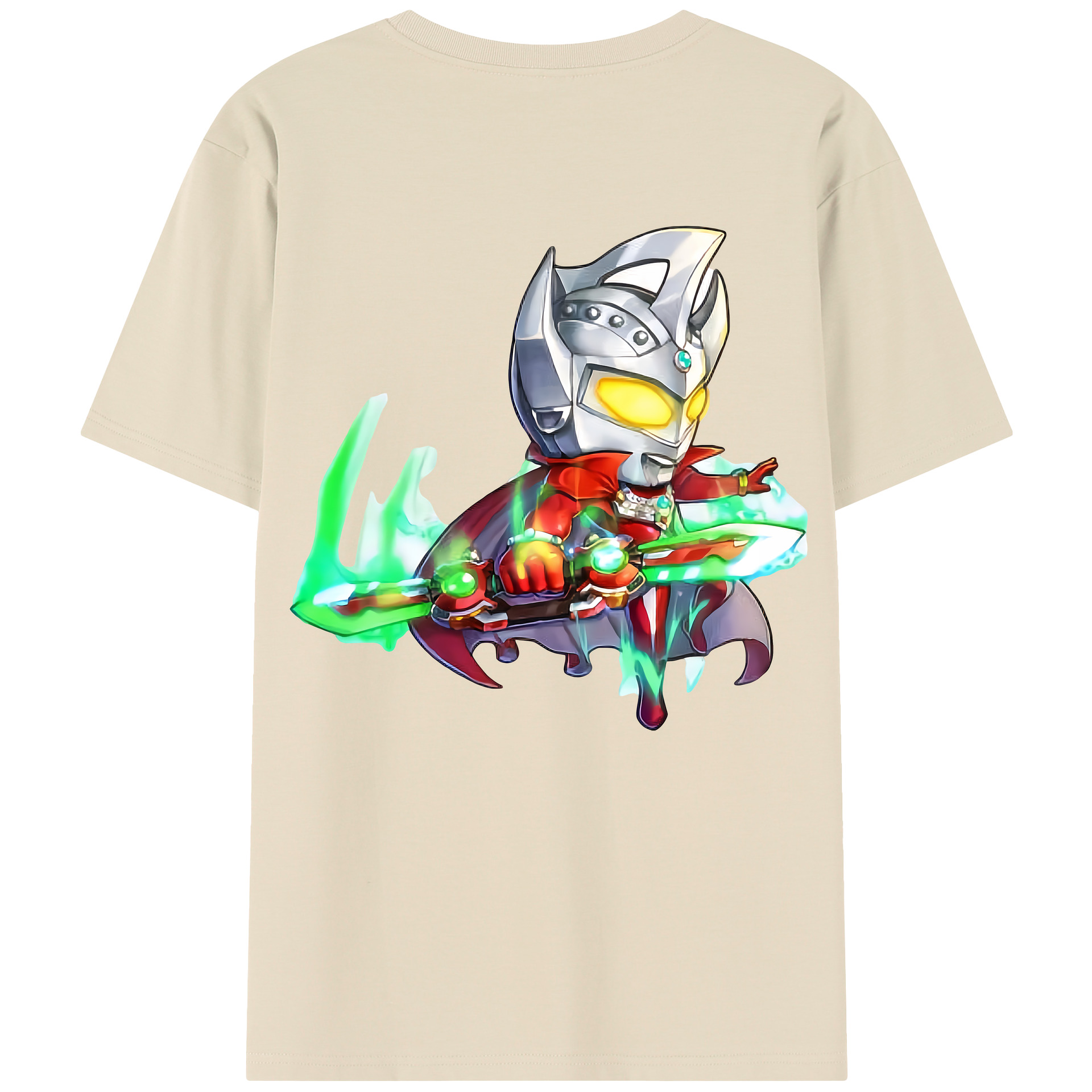 （画像用） ウルトラマン Ultraman 綿100％半袖Tシャツ（背面プリント）