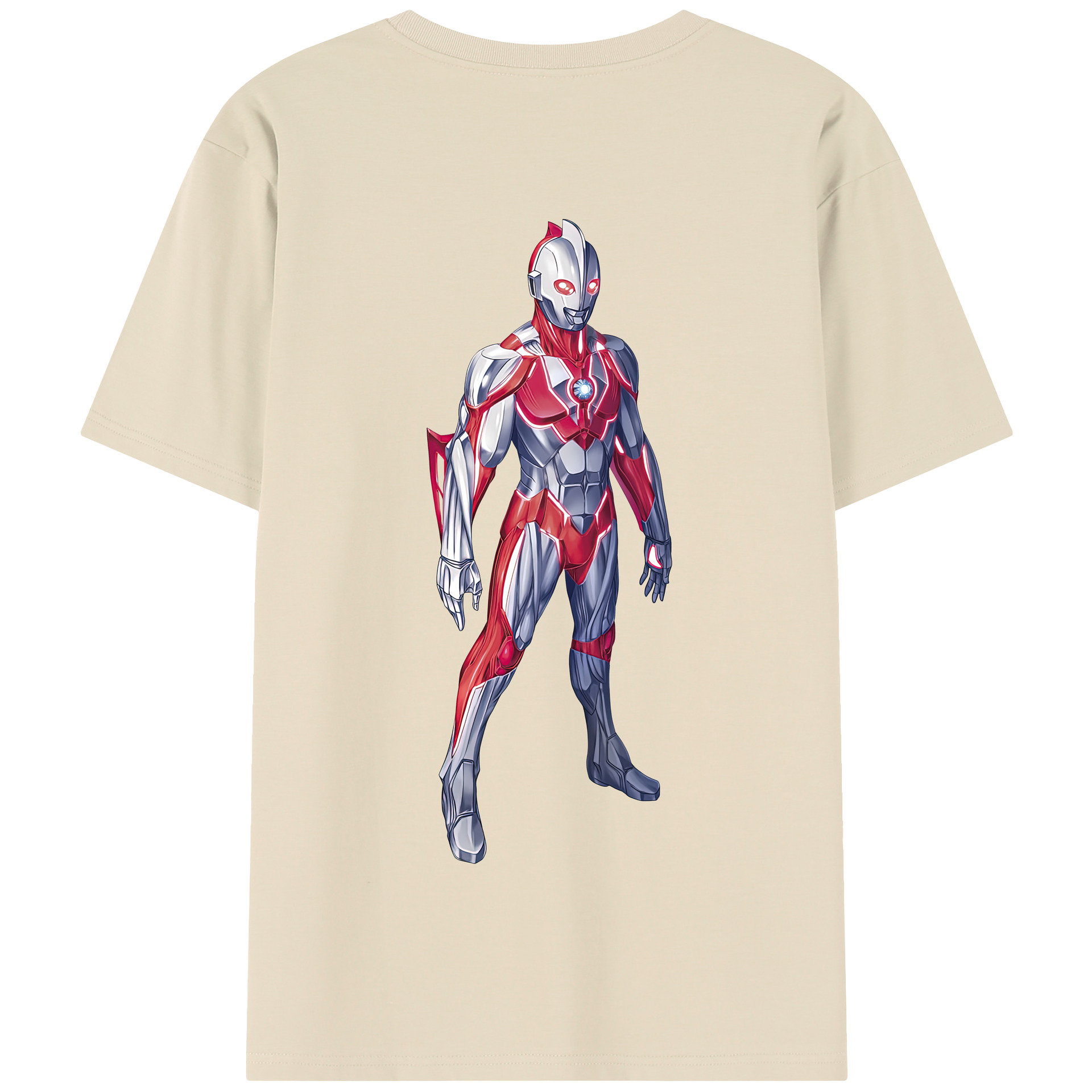 （画像用） ウルトラマン Ultraman 綿100％半袖Tシャツ（背面プリント）