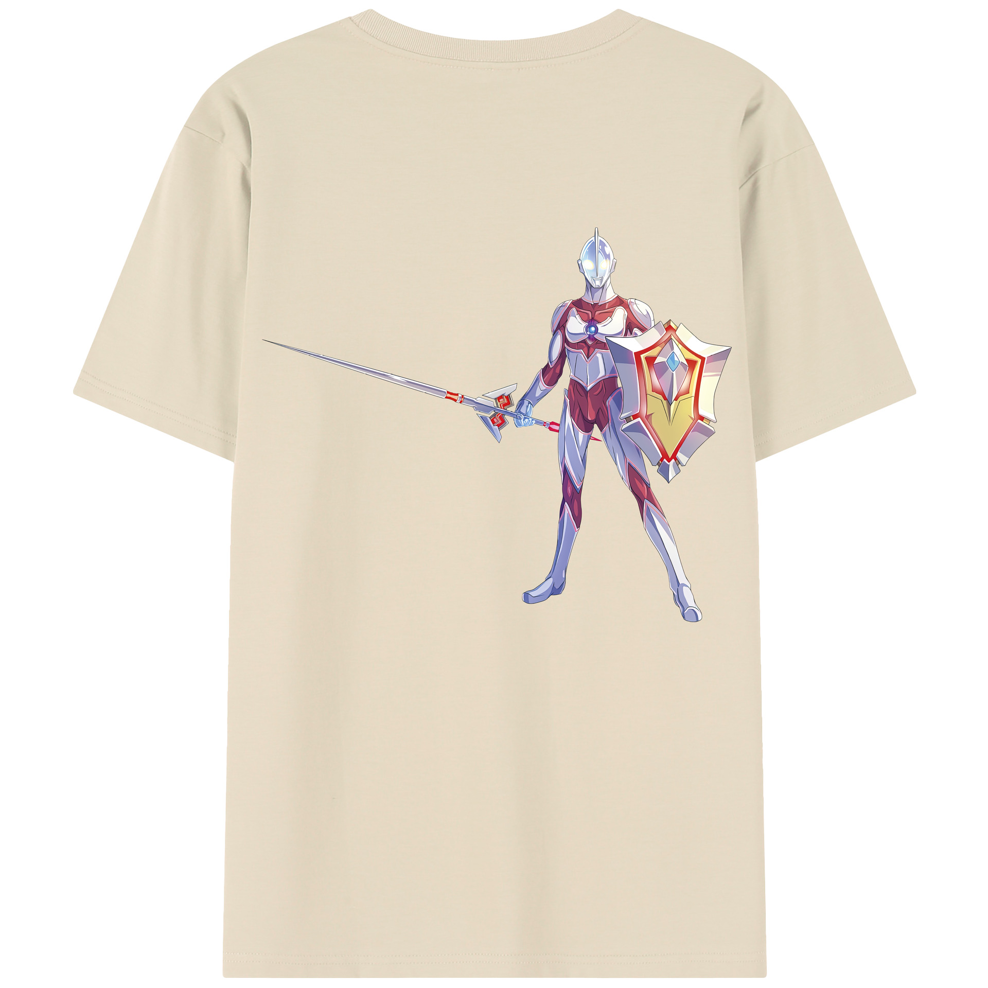 （画像用） ウルトラマン Ultraman 綿100％半袖Tシャツ（背面プリント）