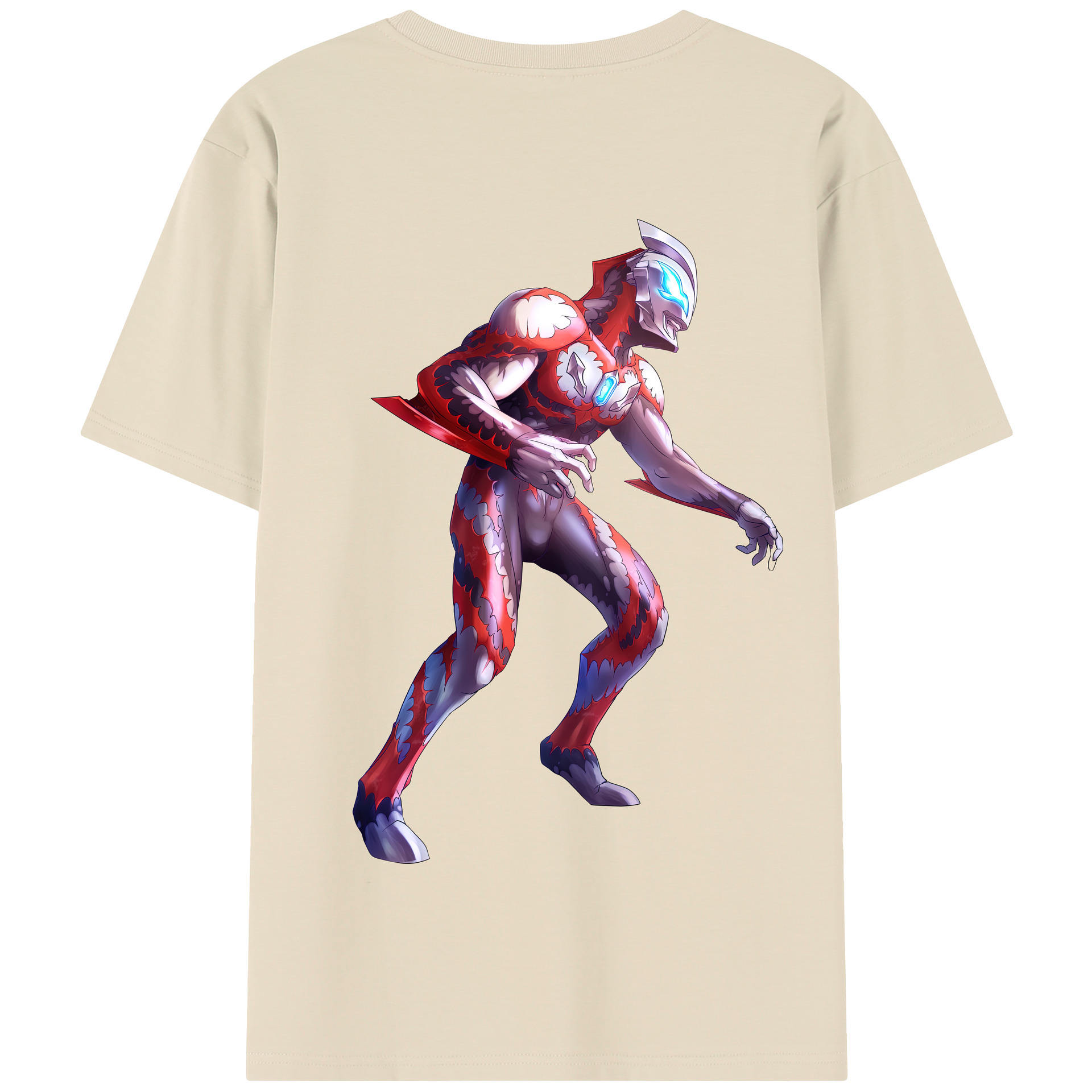 （画像用） ウルトラマン Ultraman 綿100％半袖Tシャツ（背面プリント）