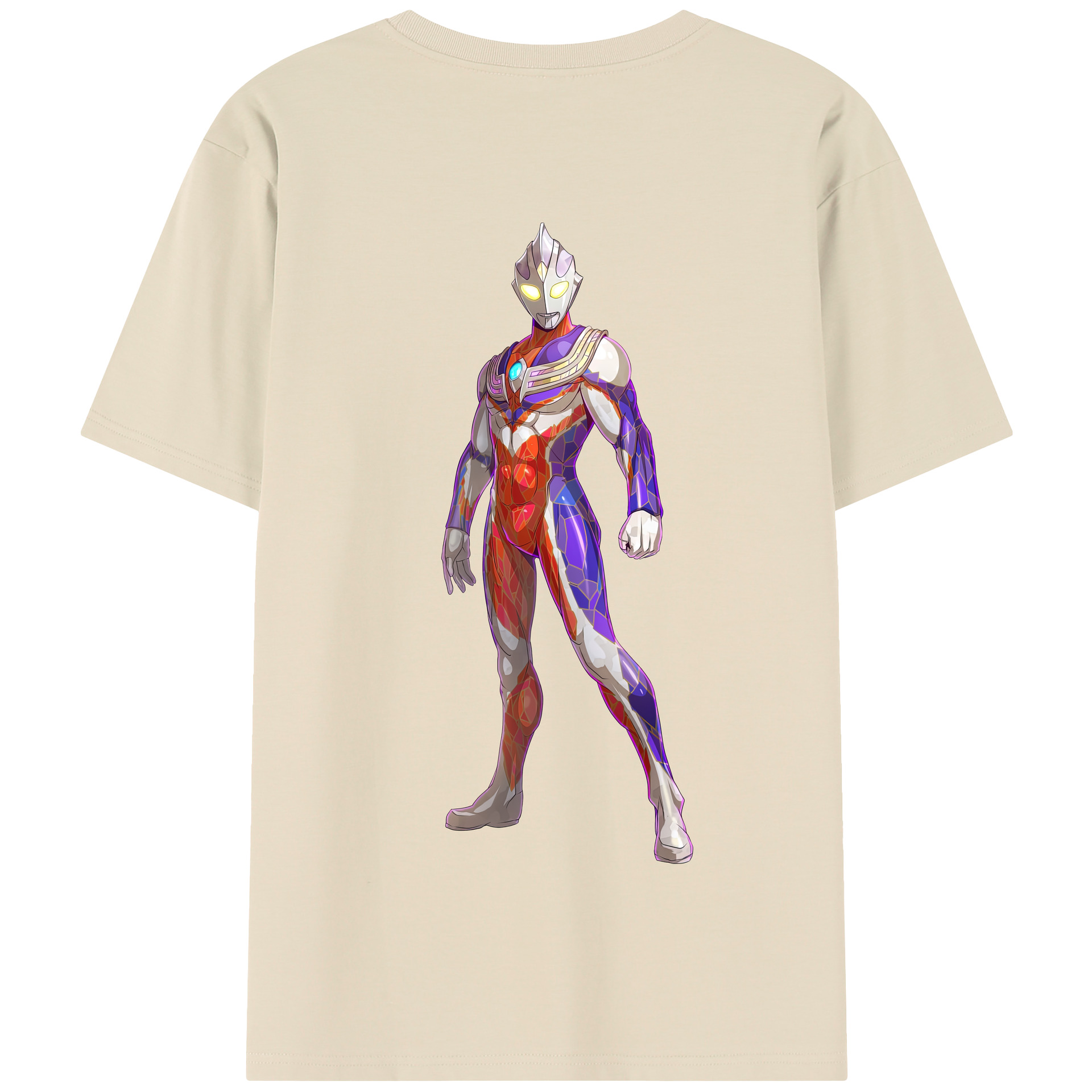 （画像用） ウルトラマン Ultraman 綿100％半袖Tシャツ（背面プリント）