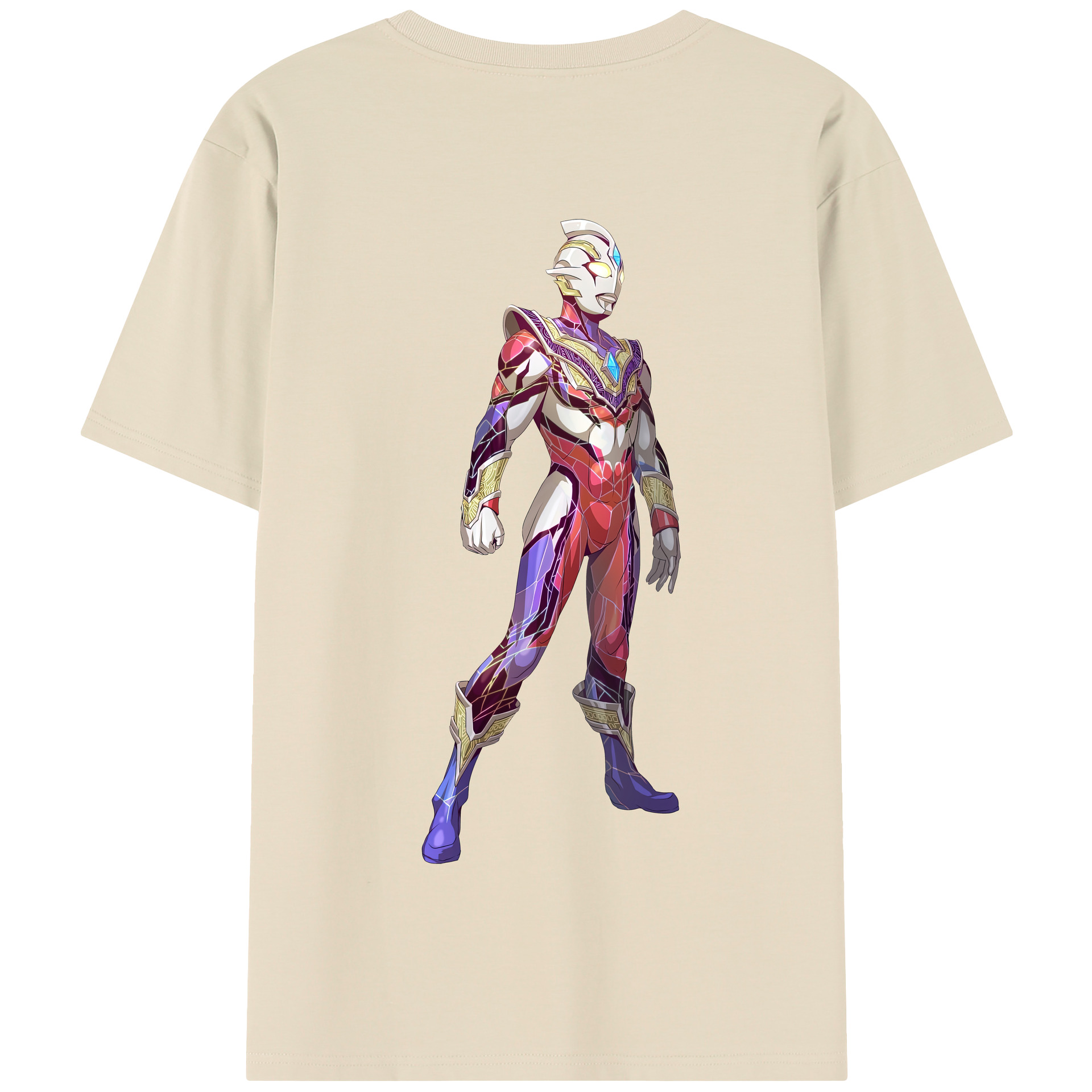 （画像用） ウルトラマン Ultraman 綿100％半袖Tシャツ（背面プリント）